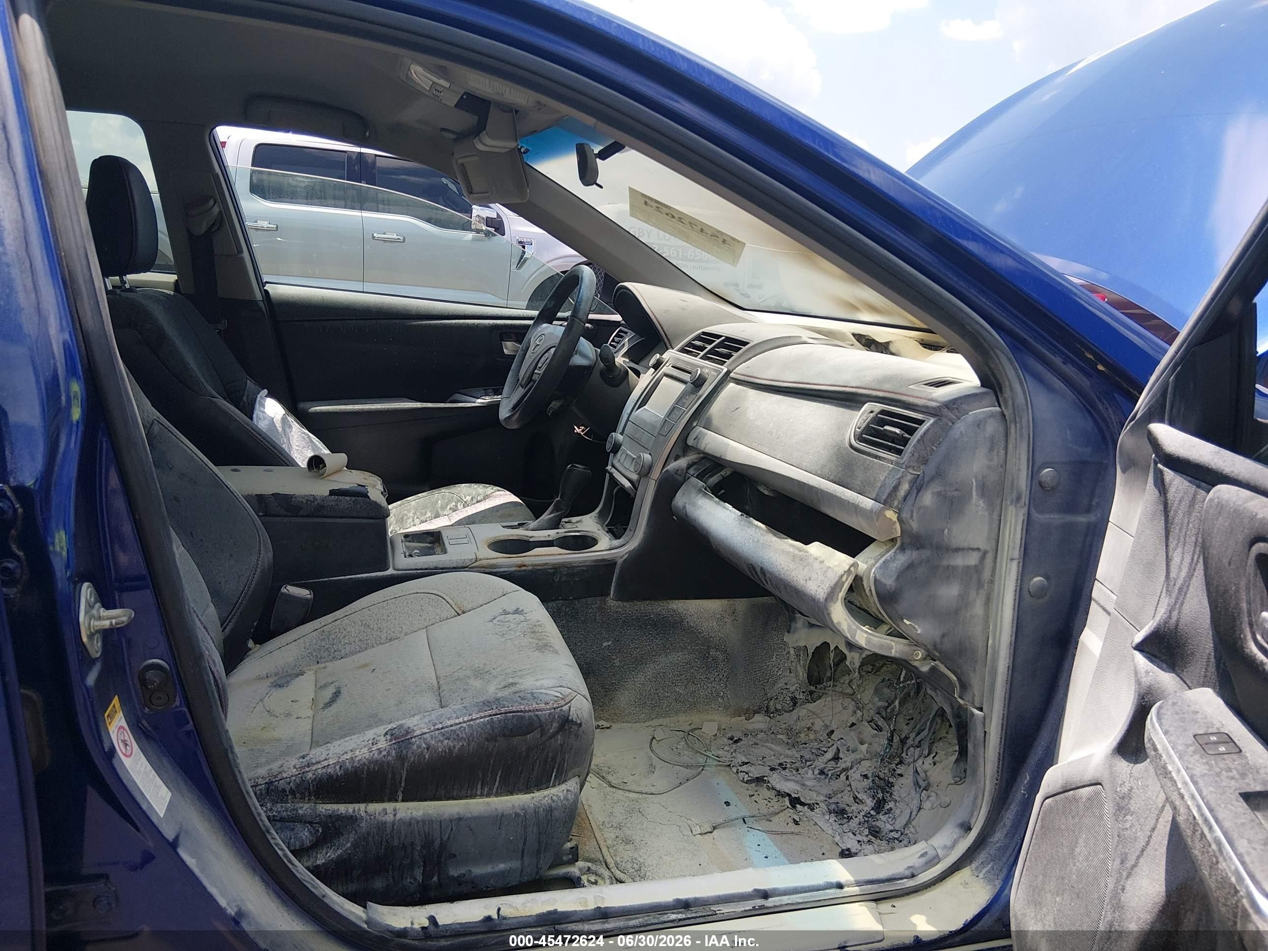 2015 Toyota Camry Hybrid Se Blue vin: 4T1BD1FK0FU158301
