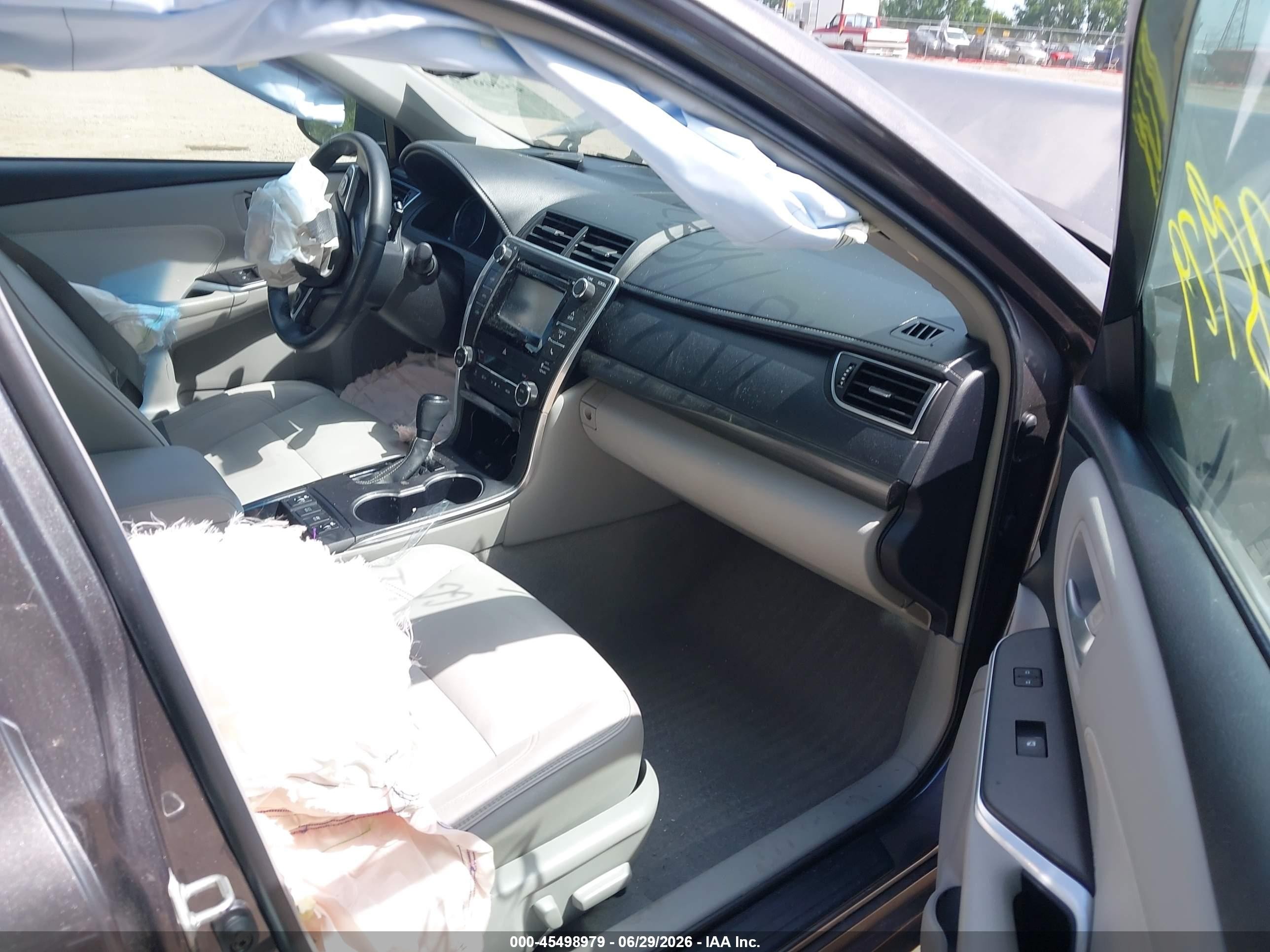 2015 Toyota Camry Hybrid Xle Gray vin: 4T1BD1FK0FU162252