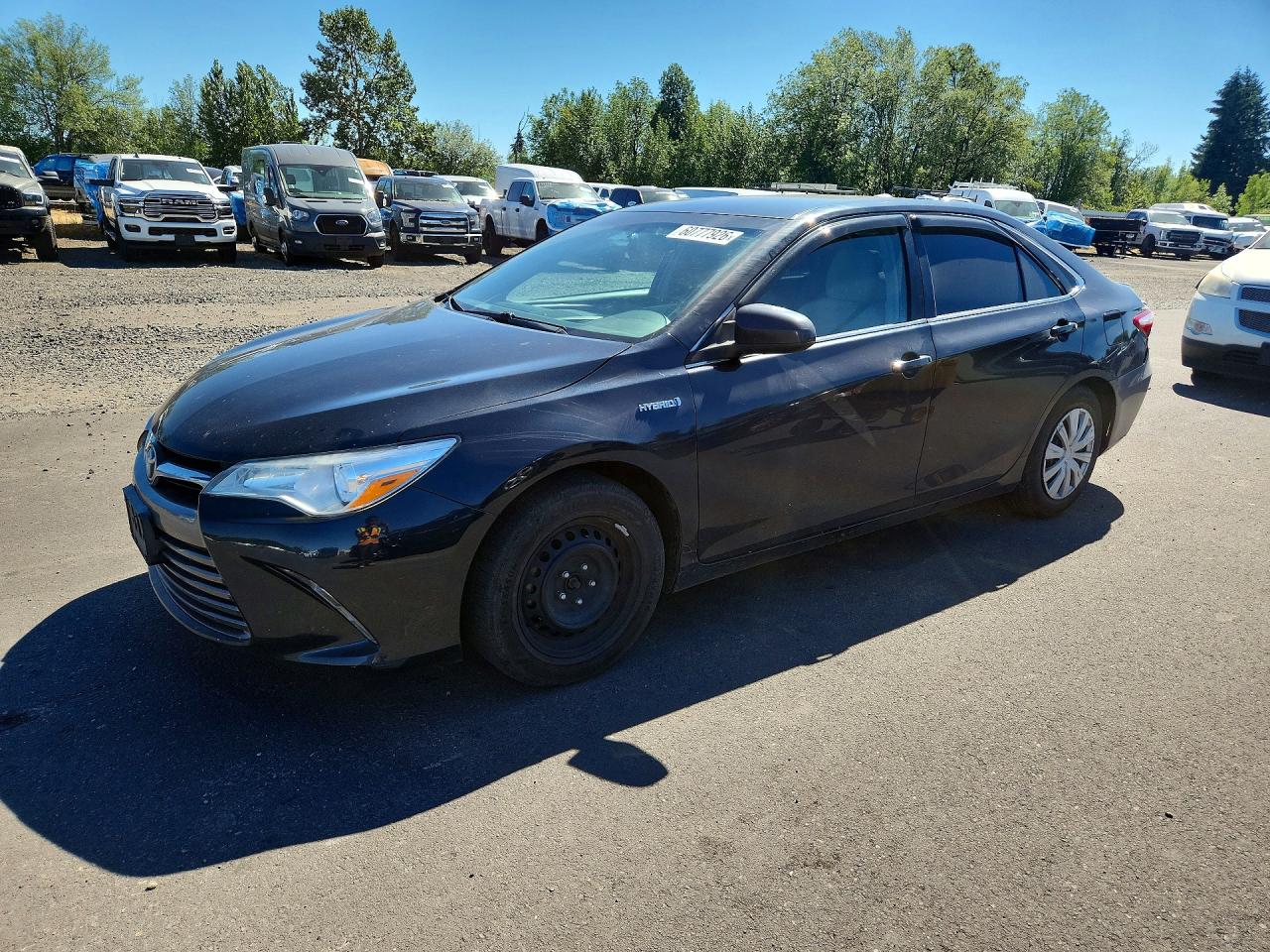 2015 Toyota Camry Hybrid Le Charcoal vin: 4T1BD1FK0FU165927