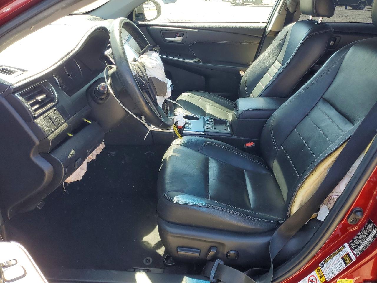 2015 Toyota Camry Hybrid Xle Red vin: 4T1BD1FK0FU166110
