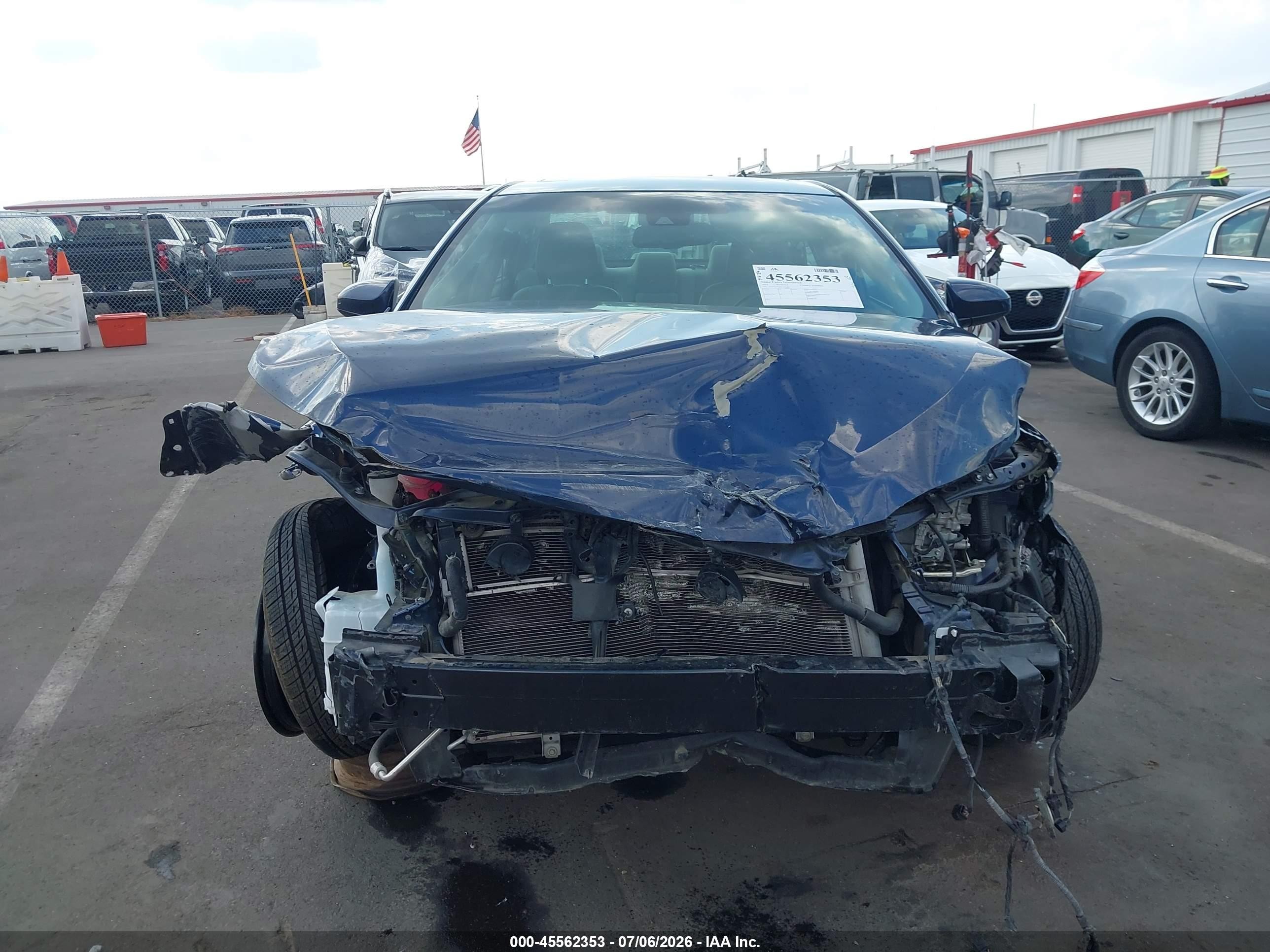 2015 Toyota Camry Hybrid Xle Dark Blue vin: 4T1BD1FK0FU176183