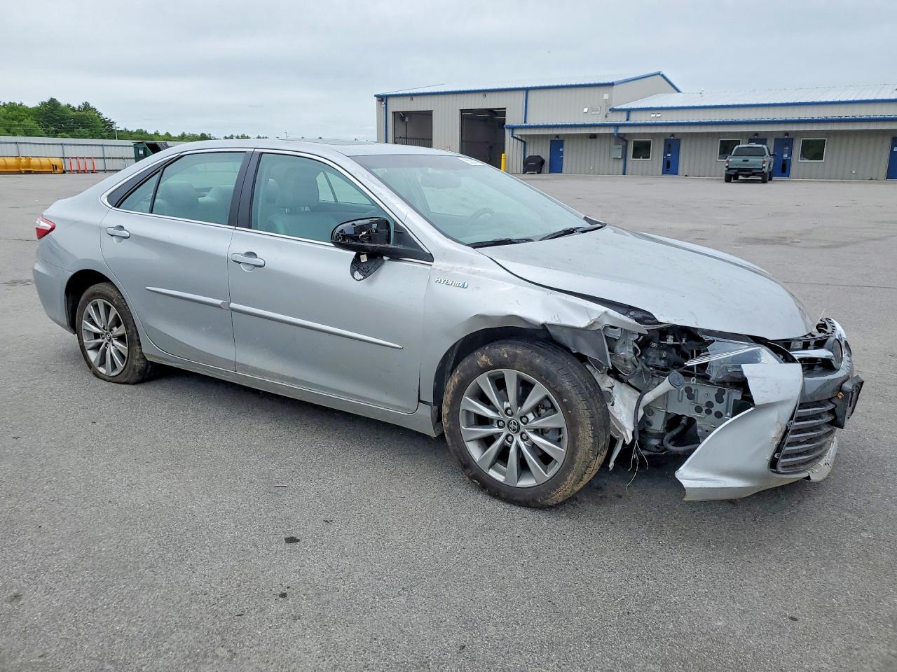 2017 Toyota Camry Hybrid Xle Серебряный vin: 4T1BD1FK0HU200923