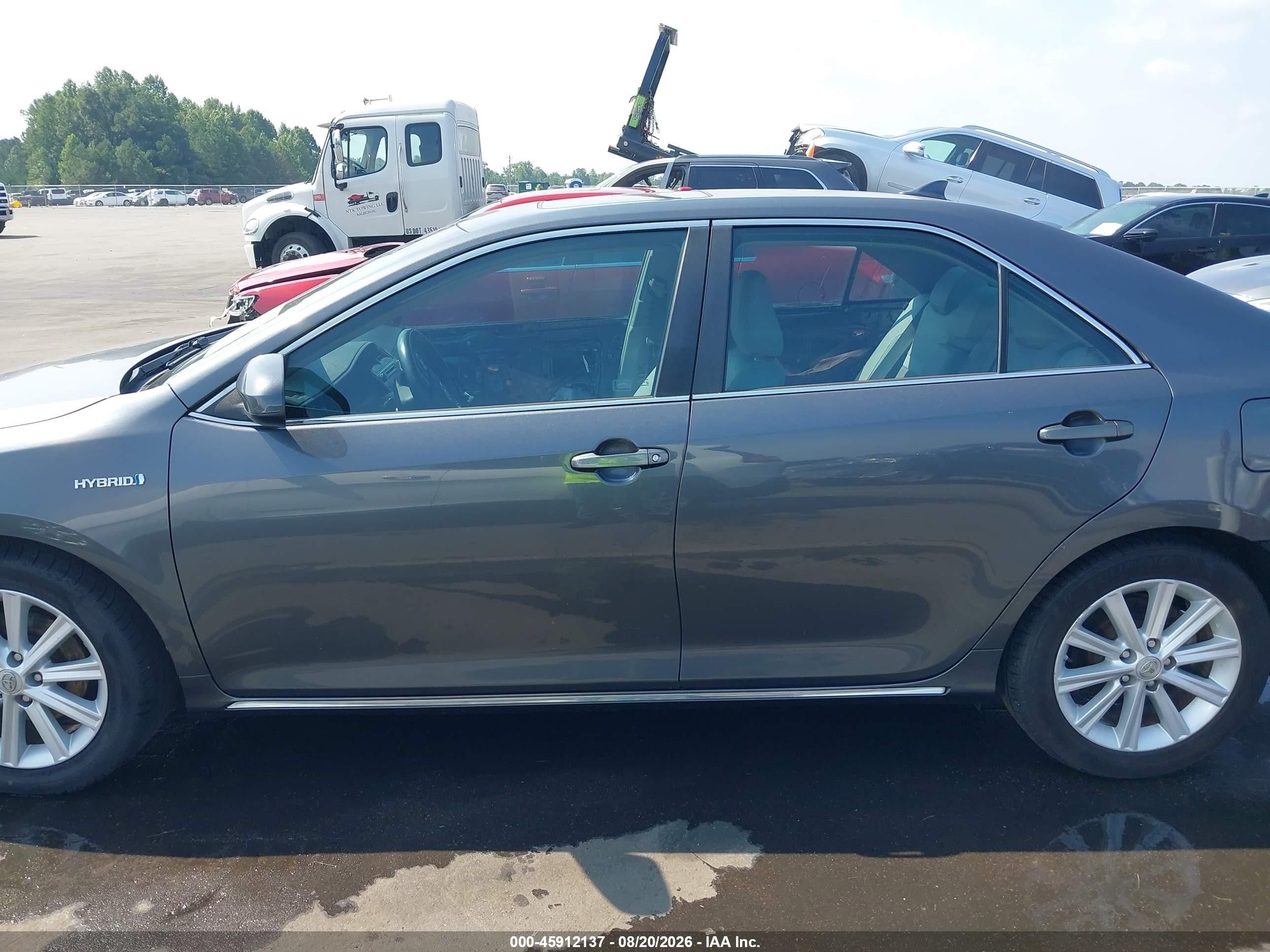 2012 Toyota Camry Hybrid Xle Silver vin: 4T1BD1FK1CU006474
