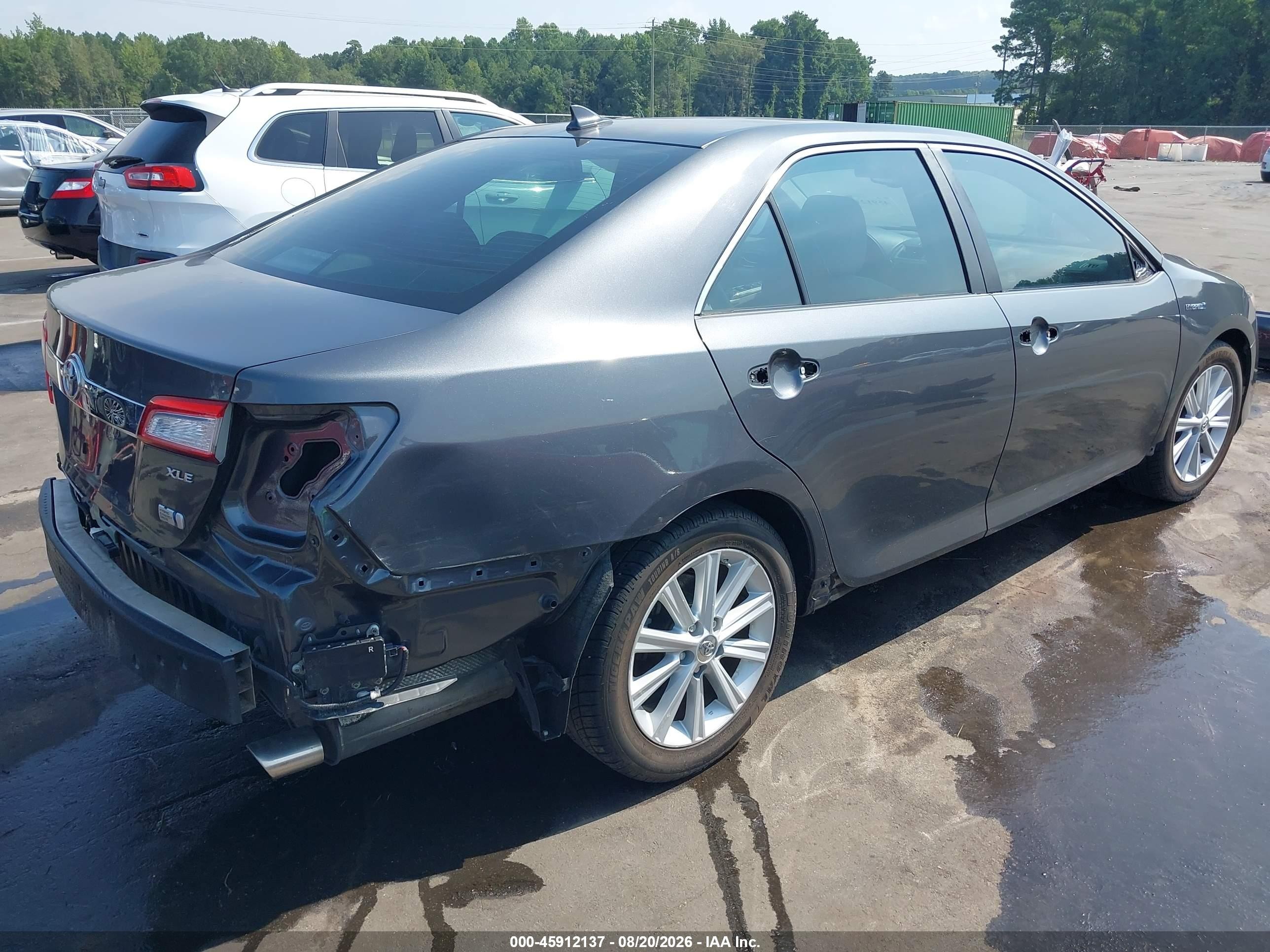2012 Toyota Camry Hybrid Xle Silver vin: 4T1BD1FK1CU006474