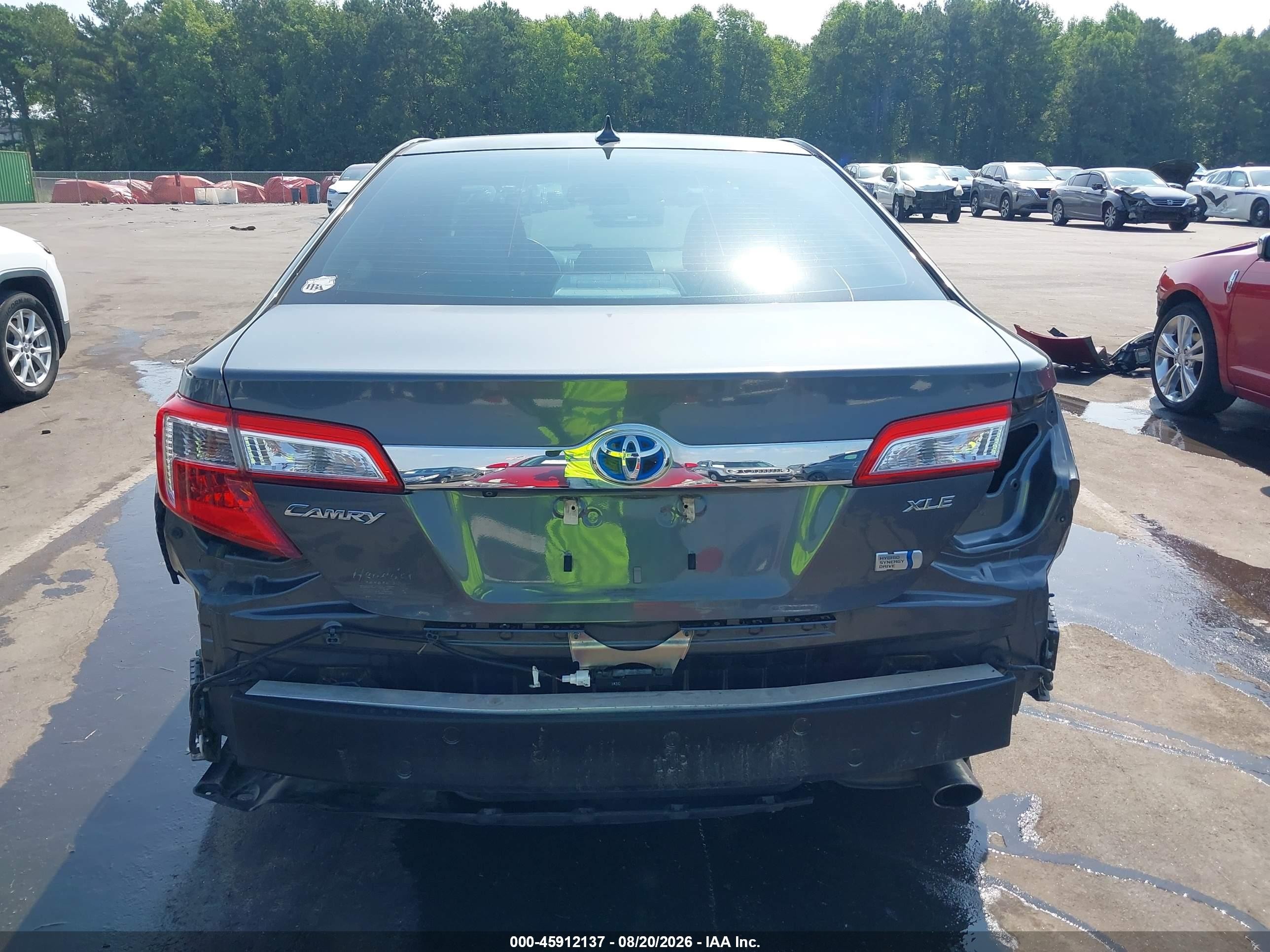 2012 Toyota Camry Hybrid Xle Silver vin: 4T1BD1FK1CU006474