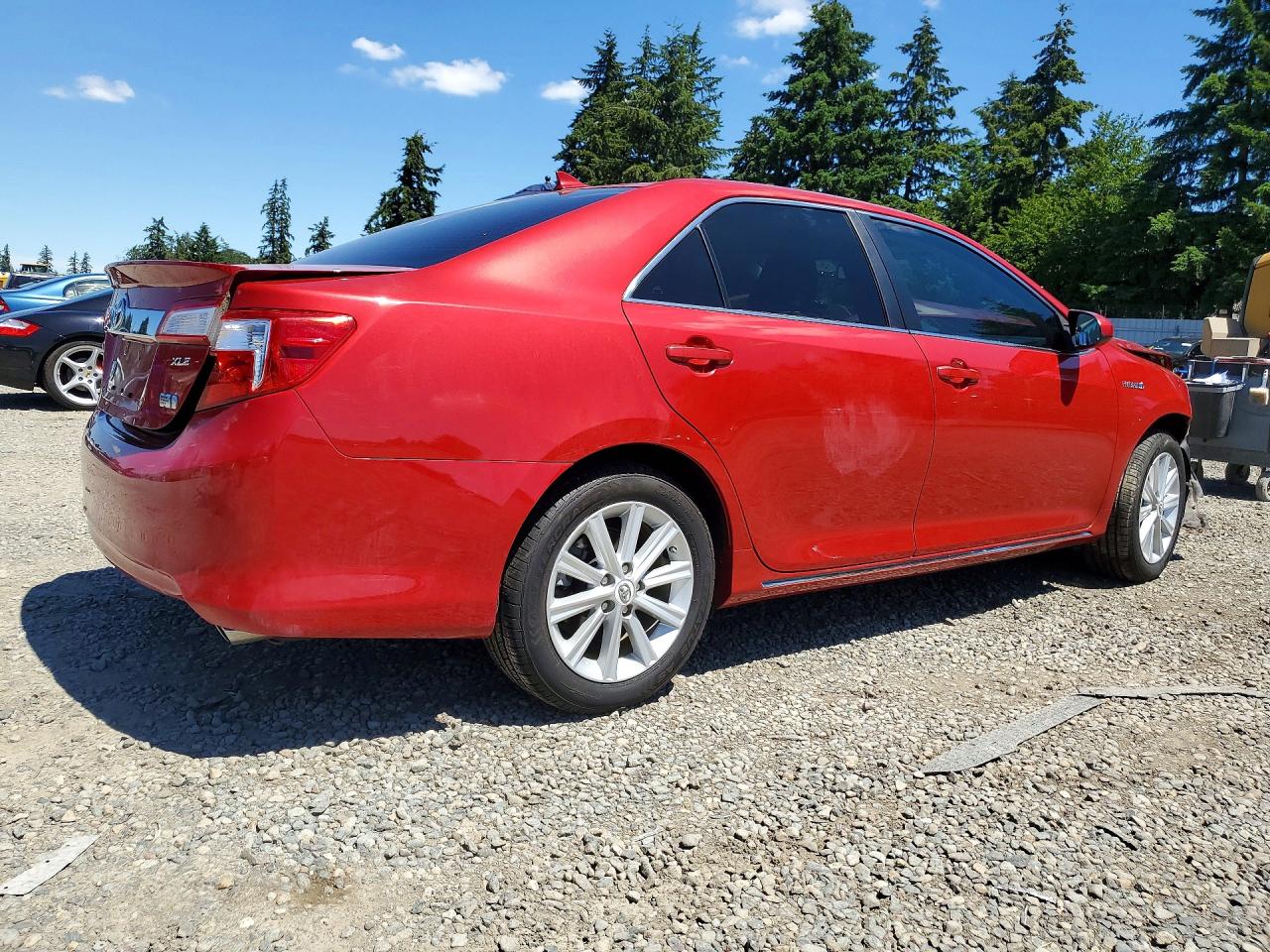 2012 Toyota Camry Hybrid Xle Красный vin: 4T1BD1FK1CU013134