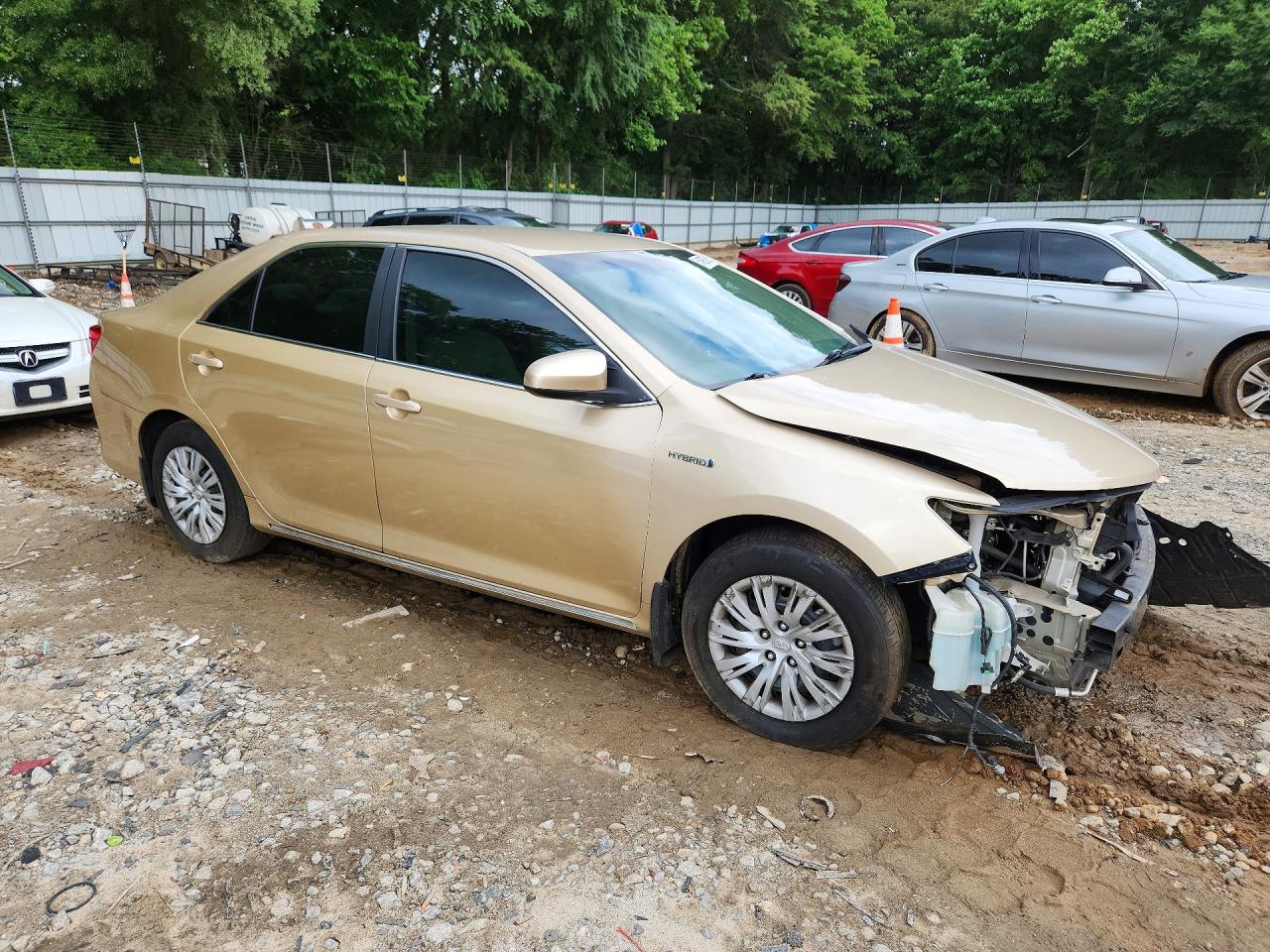 2012 Toyota Camry Hybrid Le Gold vin: 4T1BD1FK1CU020911