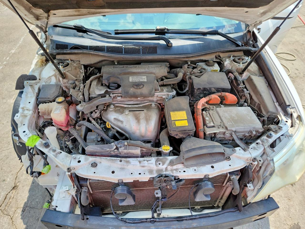 2012 Toyota Camry Hybrid Xle Белый vin: 4T1BD1FK1CU026188