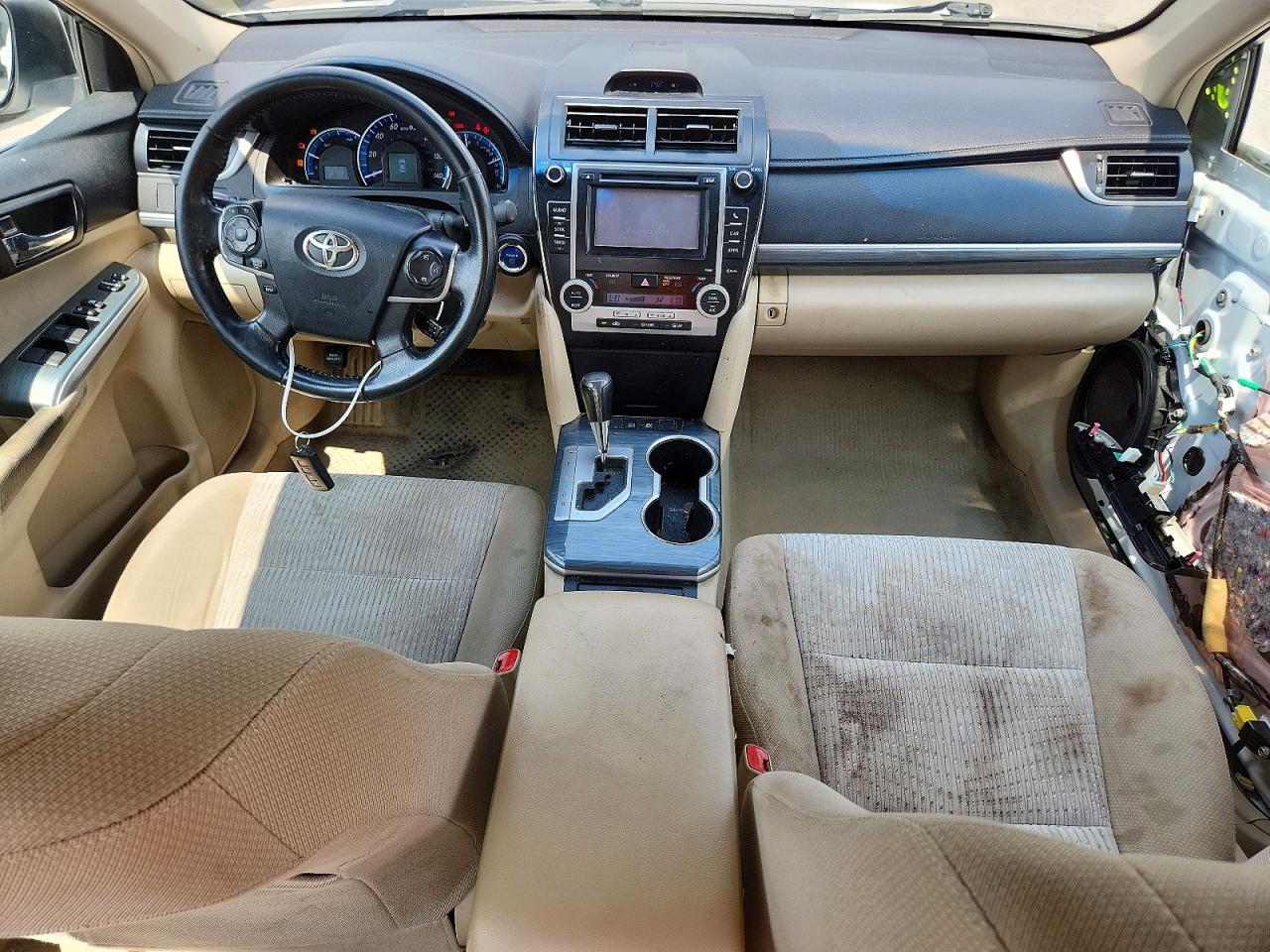 2012 Toyota Camry Hybrid Xle Белый vin: 4T1BD1FK1CU026188