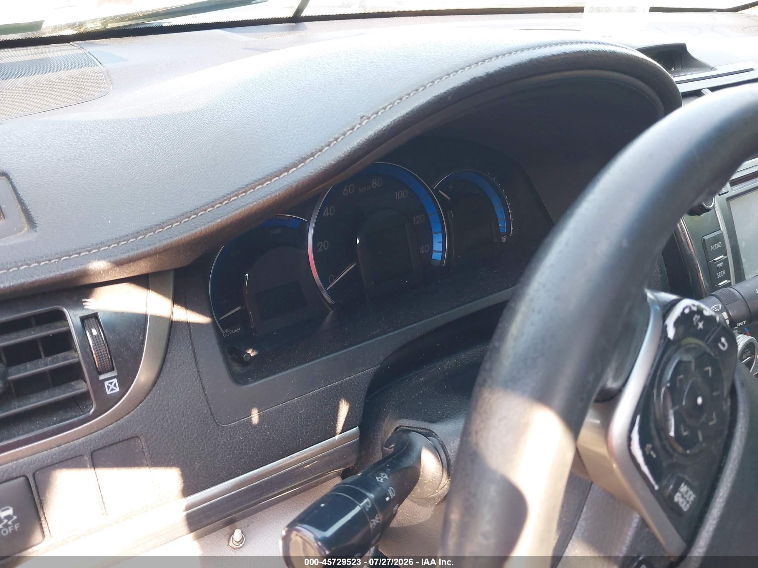 2012 Toyota Camry Hybrid Xle Серый vin: 4T1BD1FK1CU027390