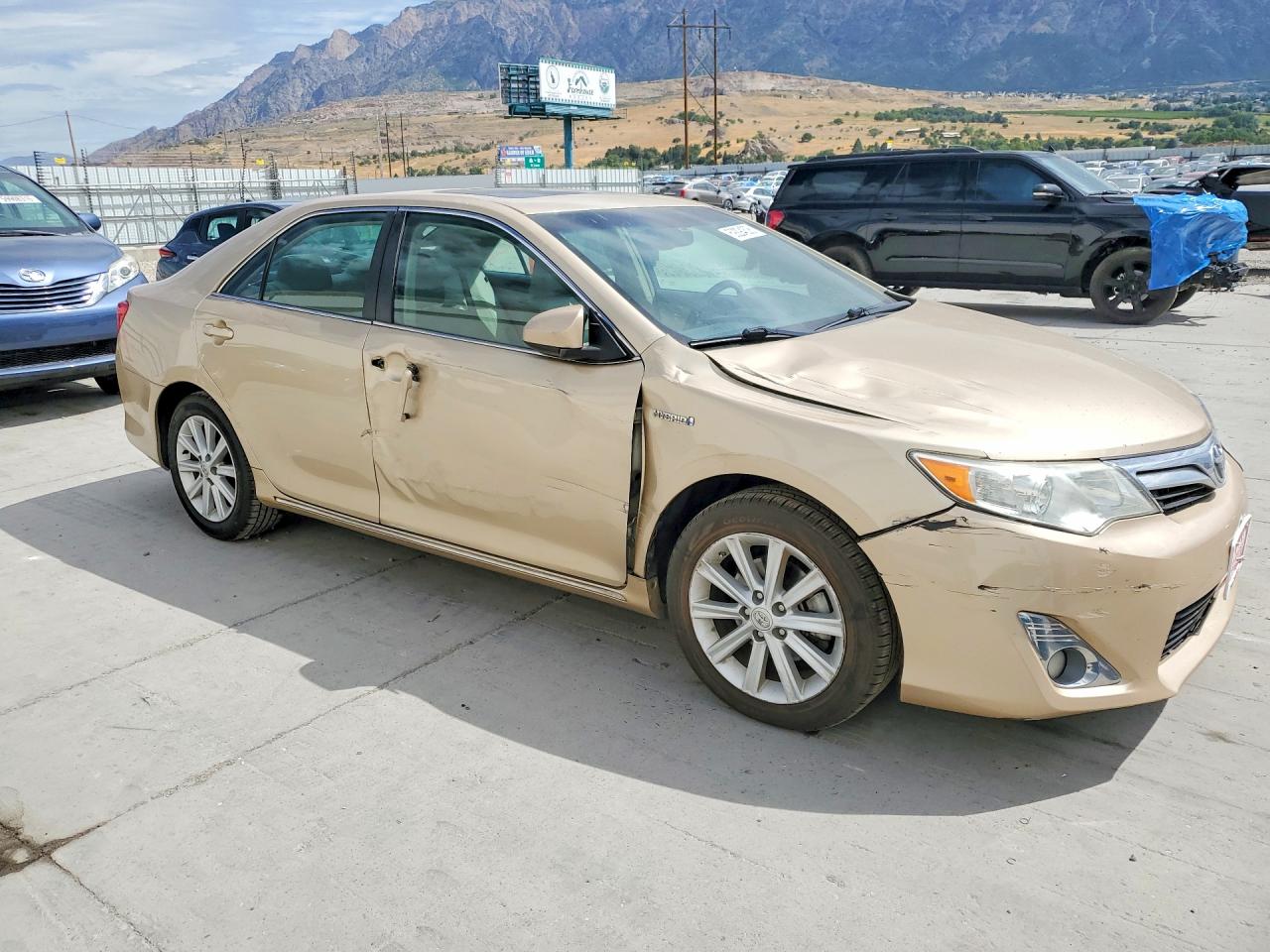 2012 Toyota Camry Hybrid Xle Gold vin: 4T1BD1FK1CU035442