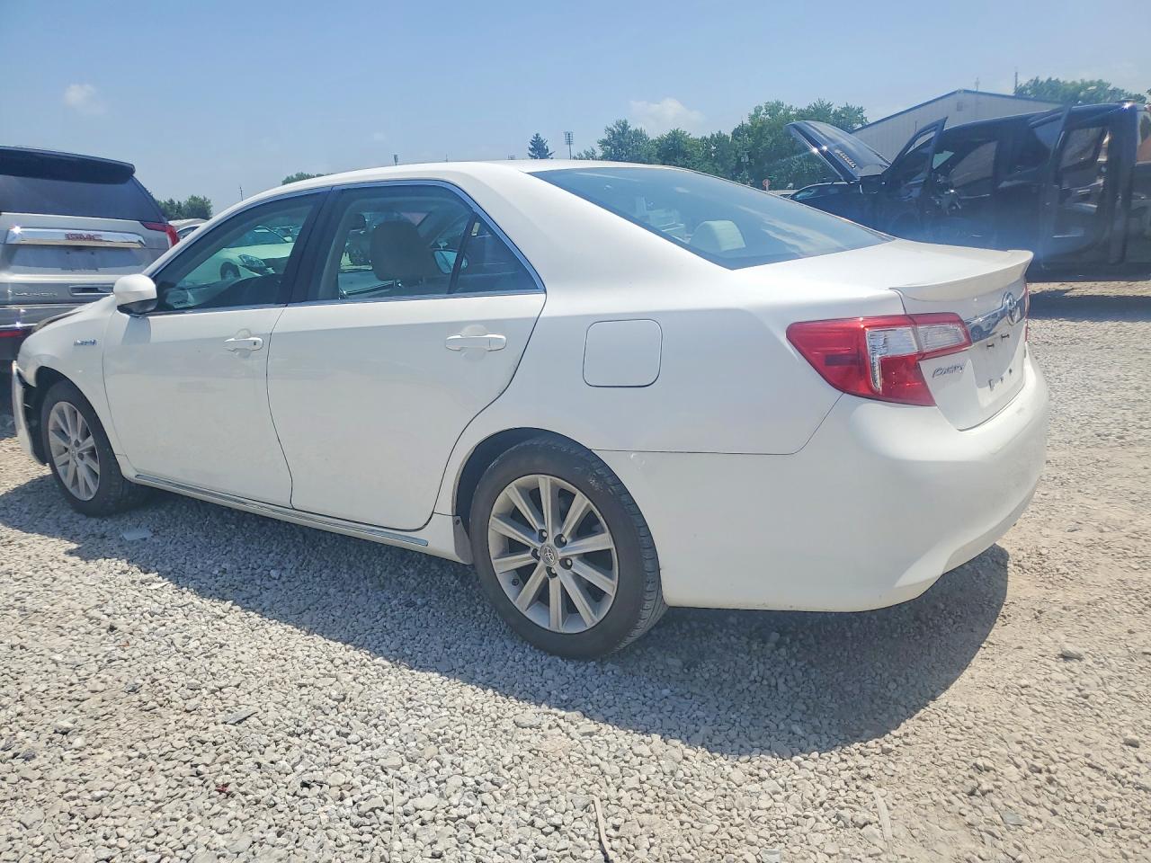 2012 Toyota Camry Hybrid Xle White vin: 4T1BD1FK1CU036154