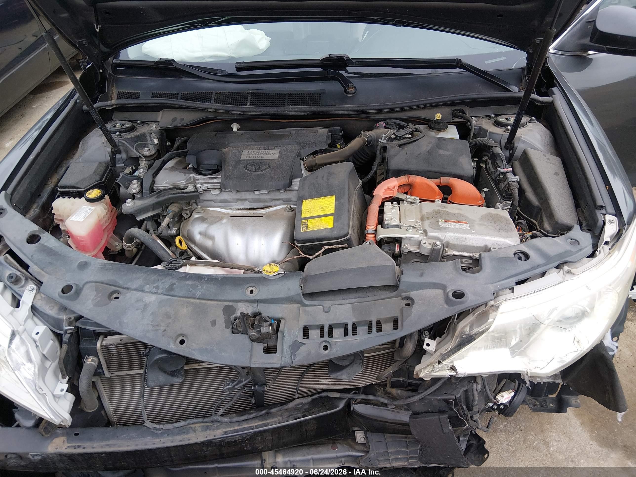 2012 Toyota Camry Hybrid Xle Серый vin: 4T1BD1FK1CU048272