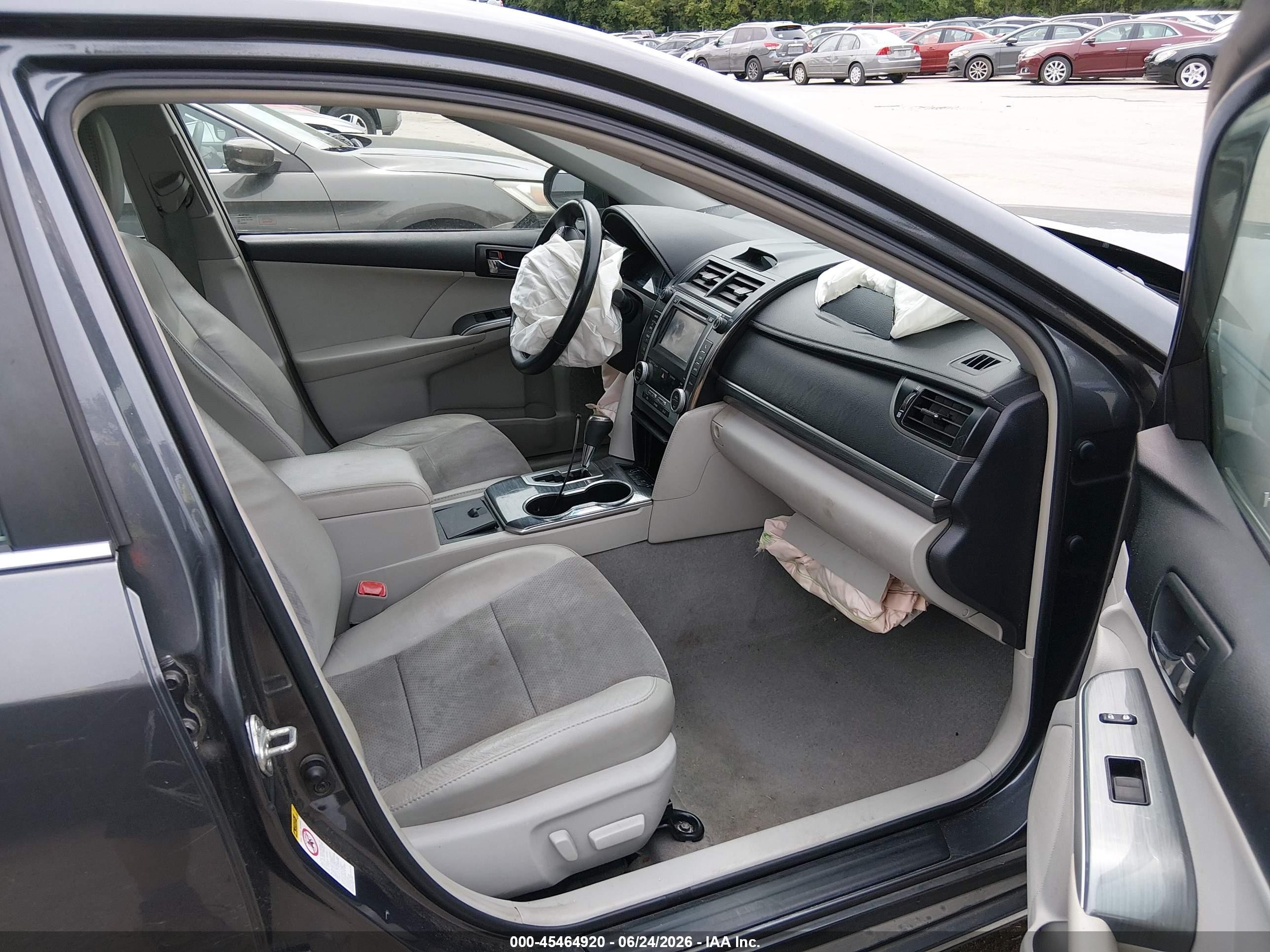 2012 Toyota Camry Hybrid Xle Серый vin: 4T1BD1FK1CU048272