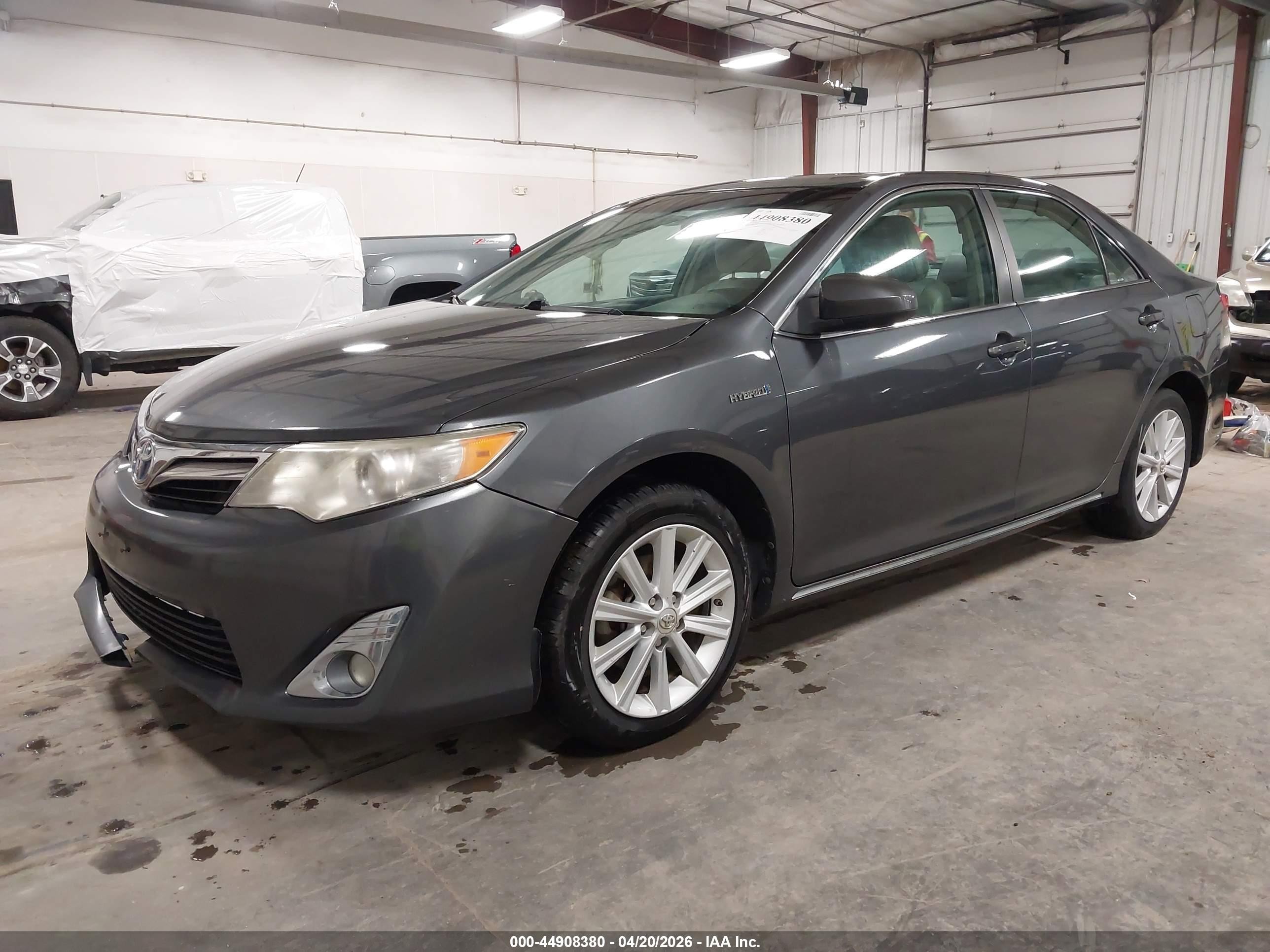2012 Toyota Camry Hybrid Xle Gray vin: 4T1BD1FK1CU059207