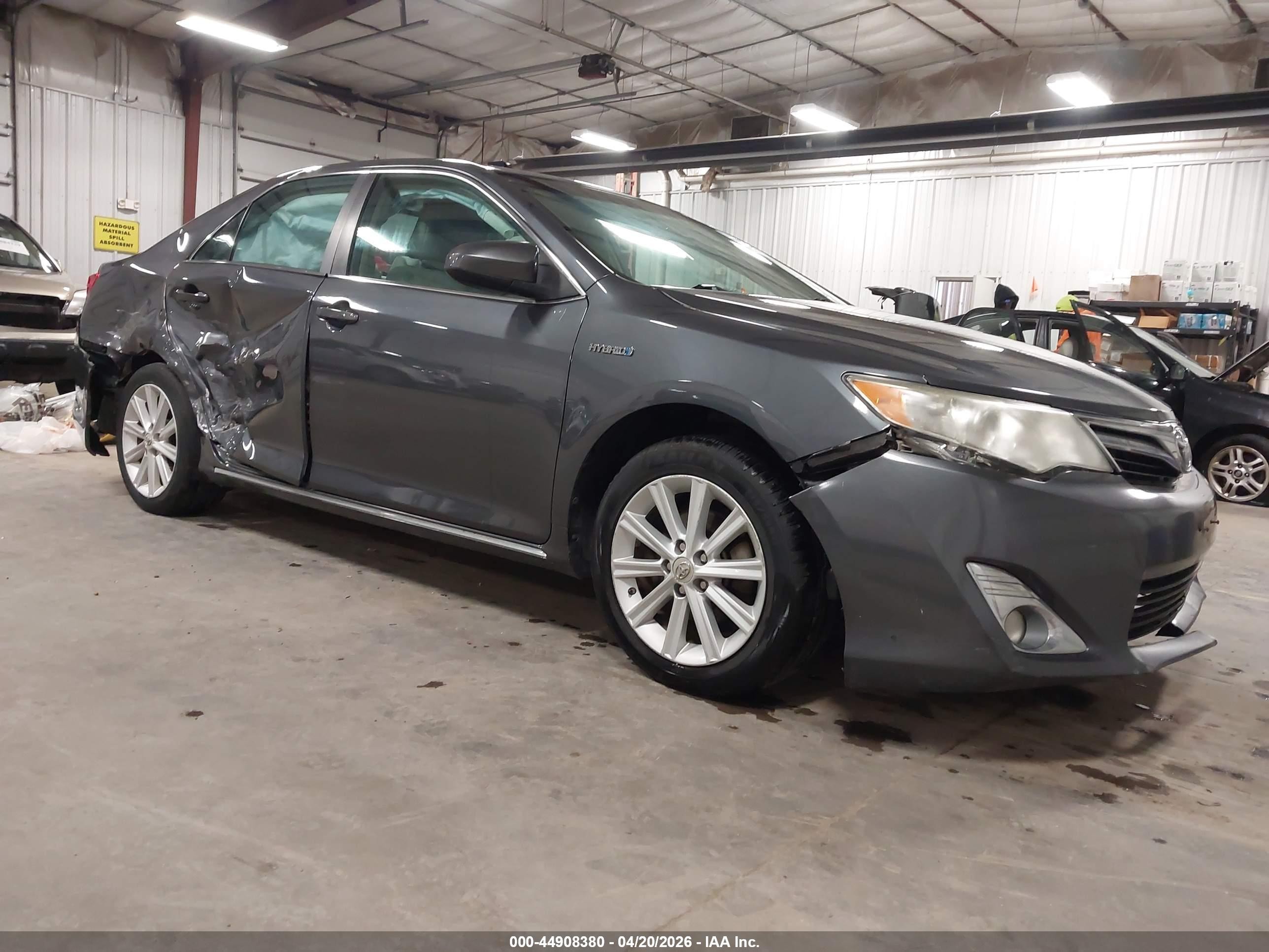 2012 Toyota Camry Hybrid Xle Gray vin: 4T1BD1FK1CU059207