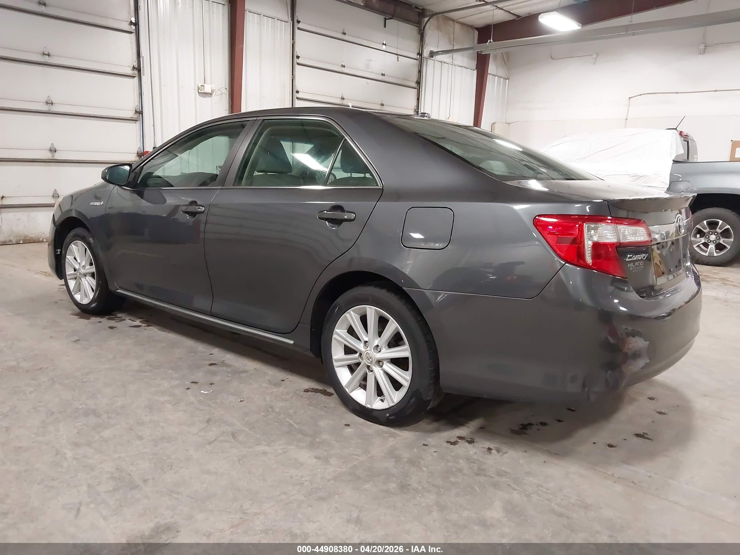 2012 Toyota Camry Hybrid Xle Gray vin: 4T1BD1FK1CU059207