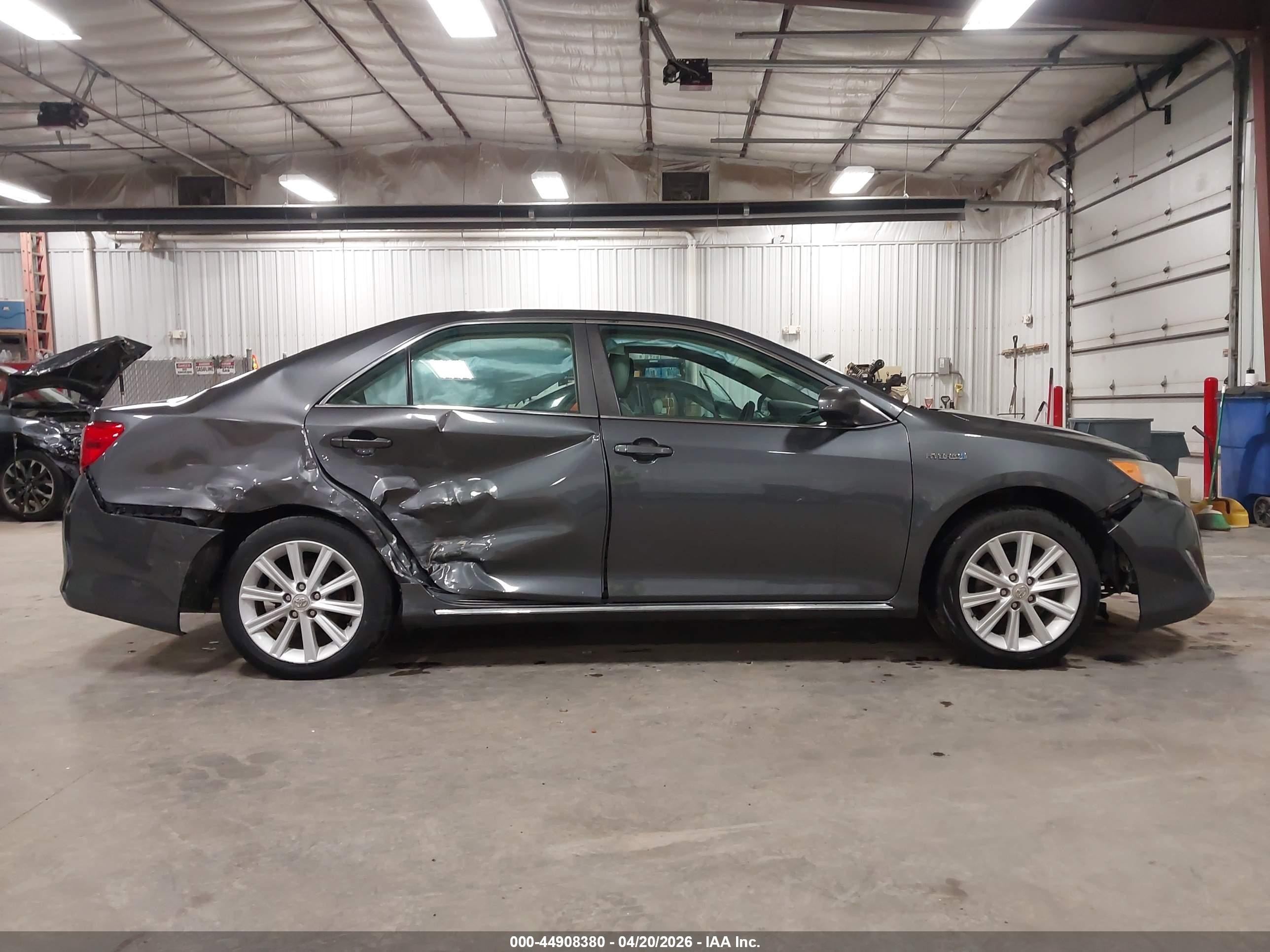2012 Toyota Camry Hybrid Xle Gray vin: 4T1BD1FK1CU059207