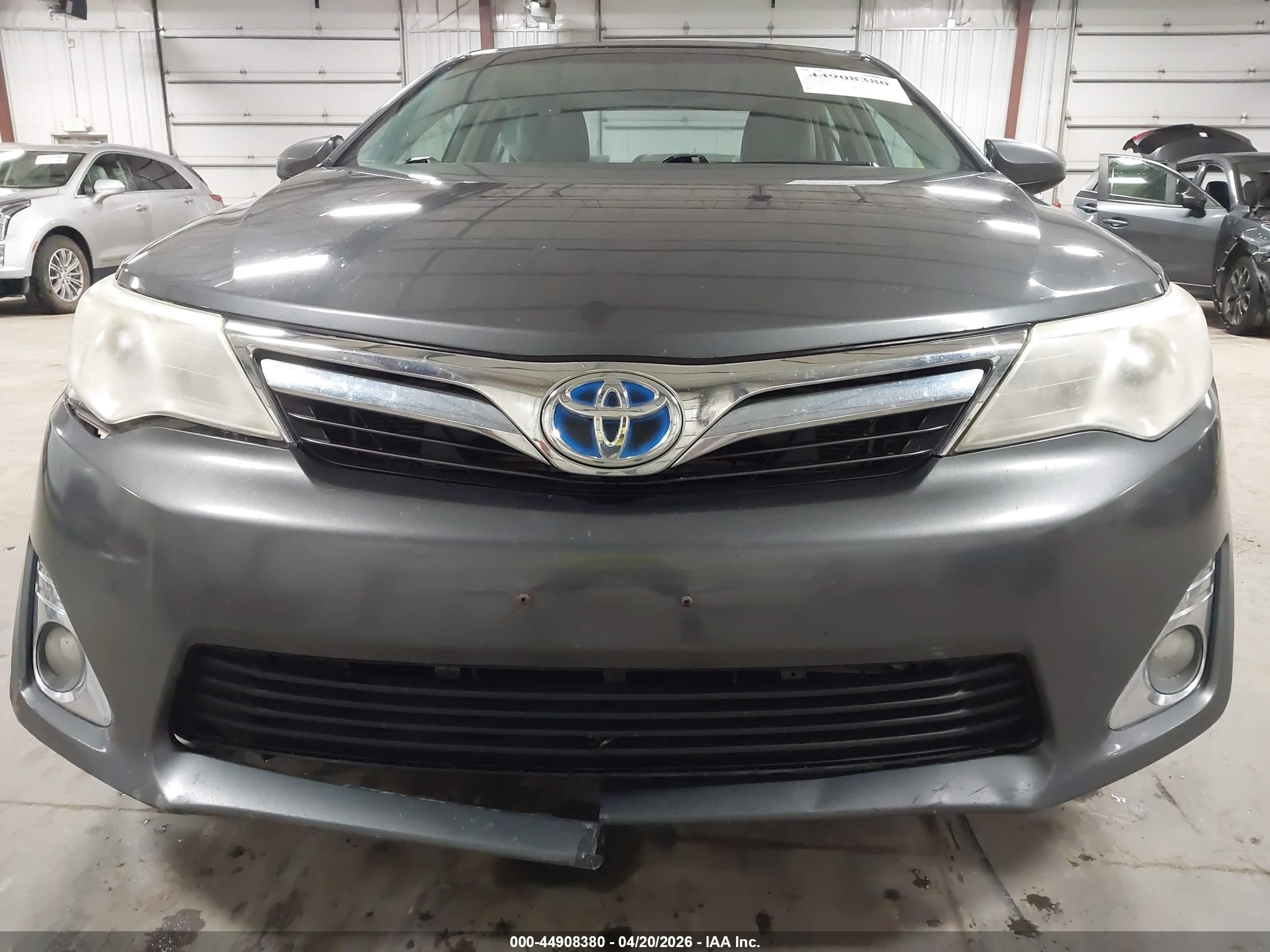 2012 Toyota Camry Hybrid Xle Gray vin: 4T1BD1FK1CU059207