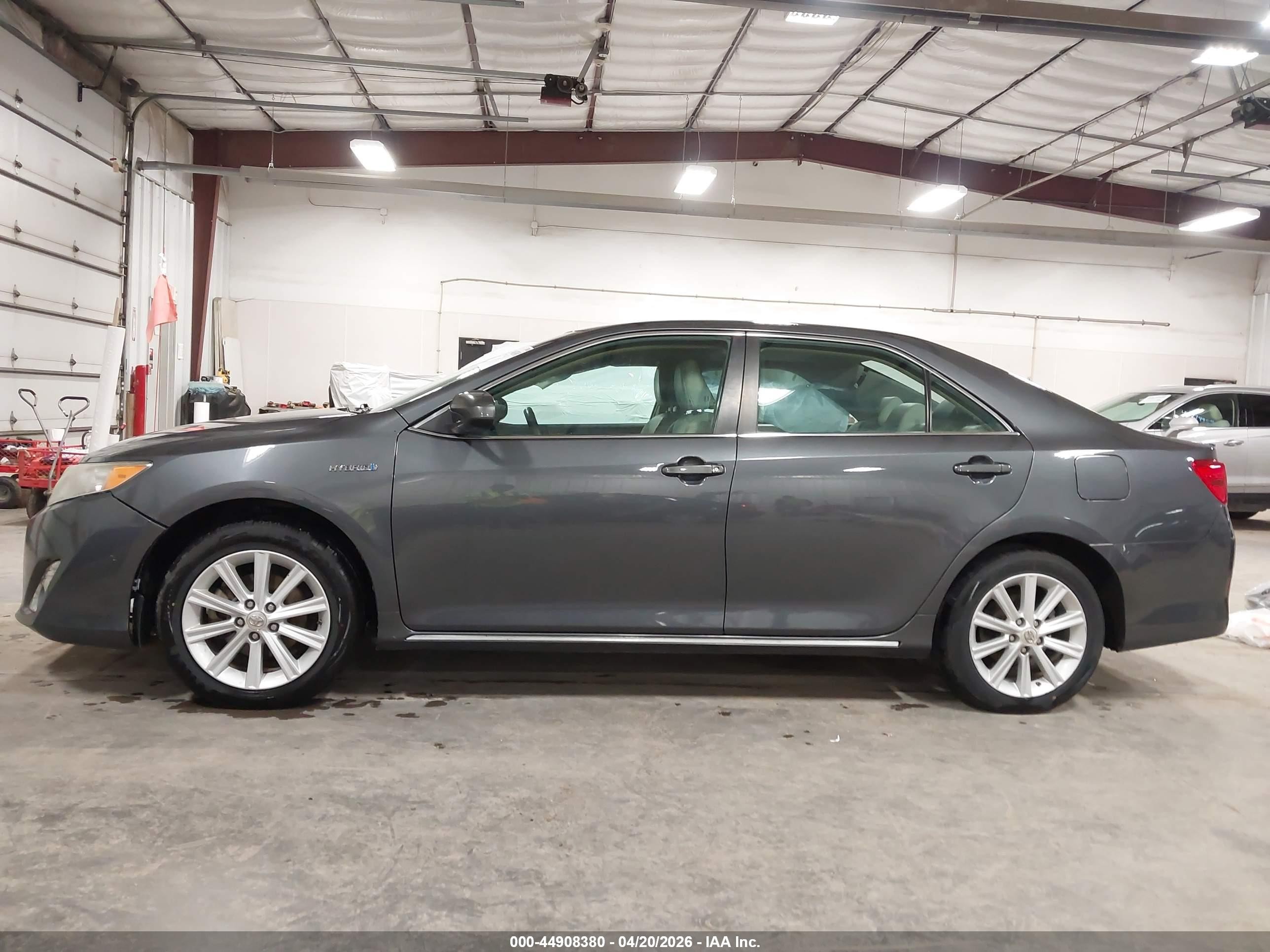 2012 Toyota Camry Hybrid Xle Gray vin: 4T1BD1FK1CU059207