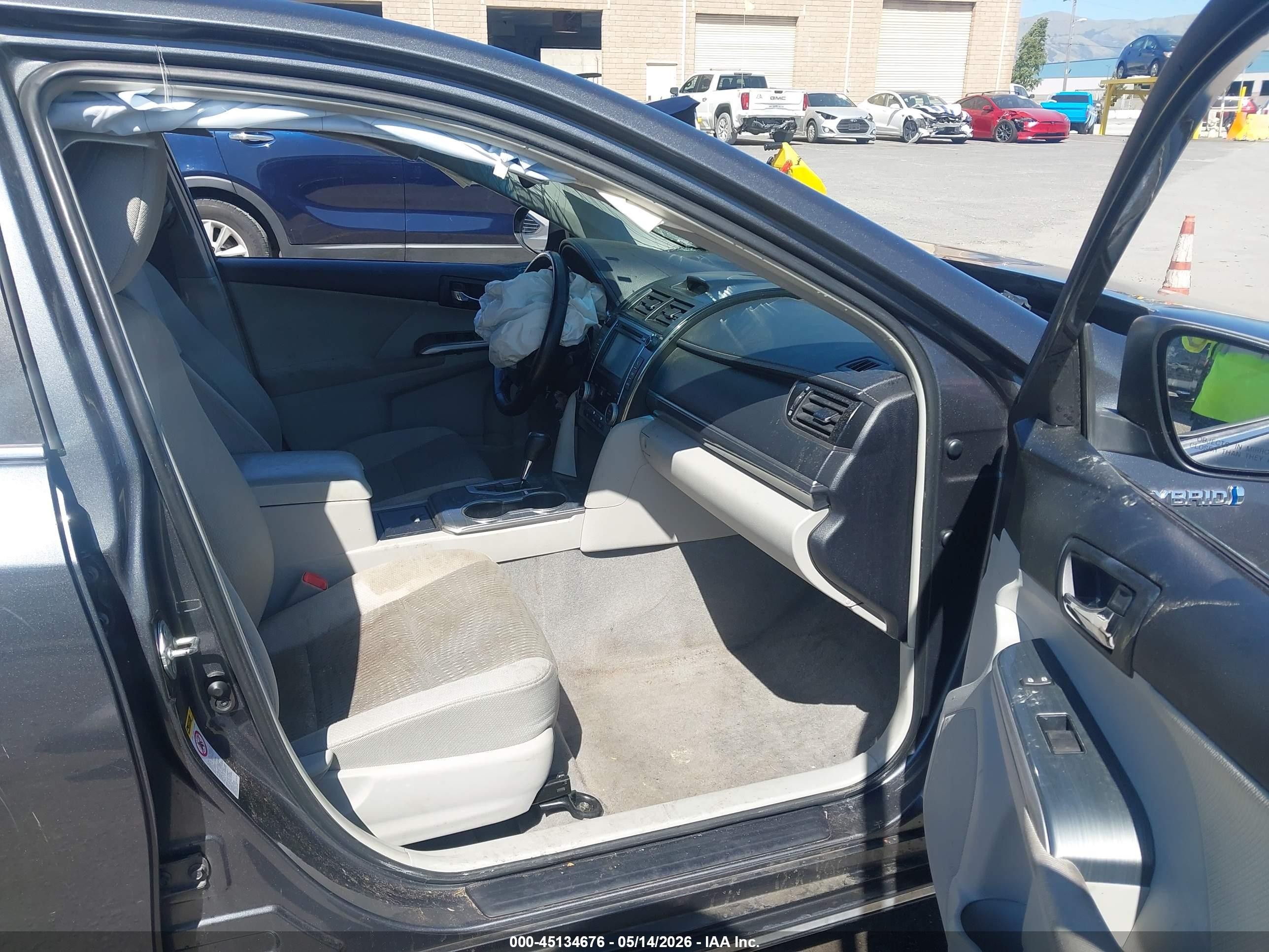 2012 Toyota Camry Hybrid Xle Gray vin: 4T1BD1FK1CU060938