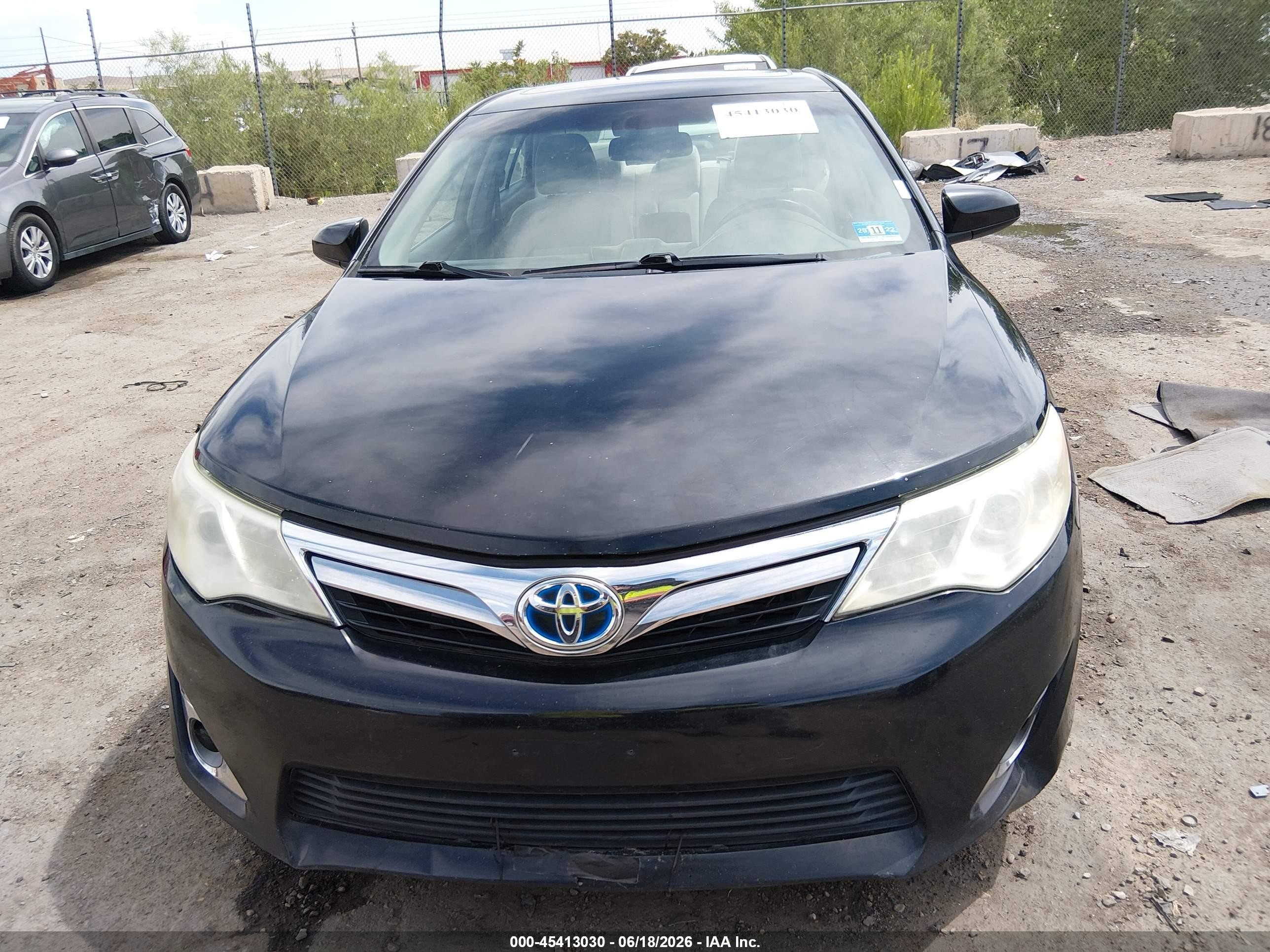 2013 Toyota Camry Hybrid/le/xle Black vin: 4T1BD1FK1DU075540