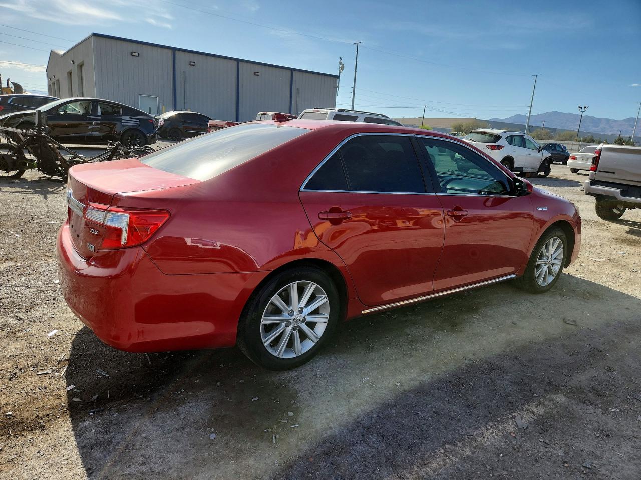 2013 Toyota Camry Hybrid Xle Red vin: 4T1BD1FK1DU076333