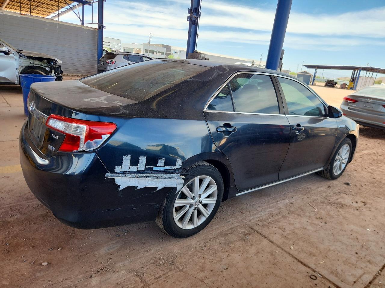 2013 Toyota Camry Hybrid Xle Синий vin: 4T1BD1FK1DU077305
