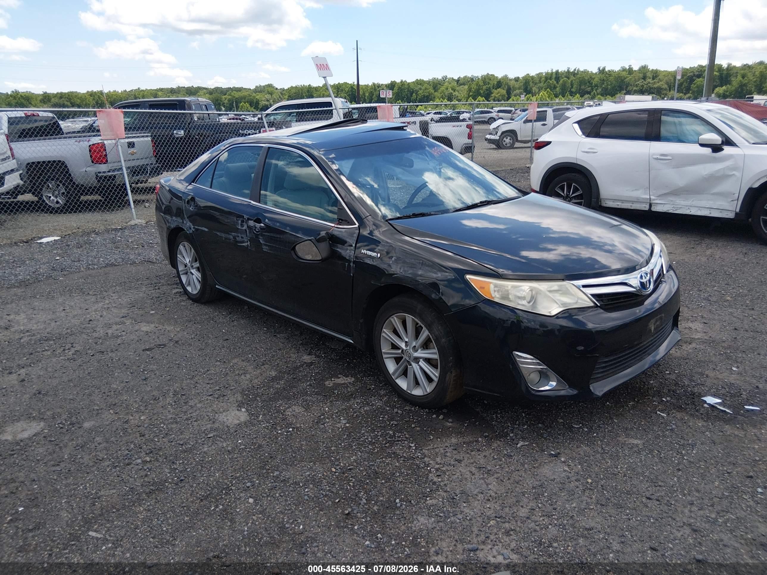 2013 Toyota Camry Hybrid Xle Blue vin: 4T1BD1FK1DU082052
