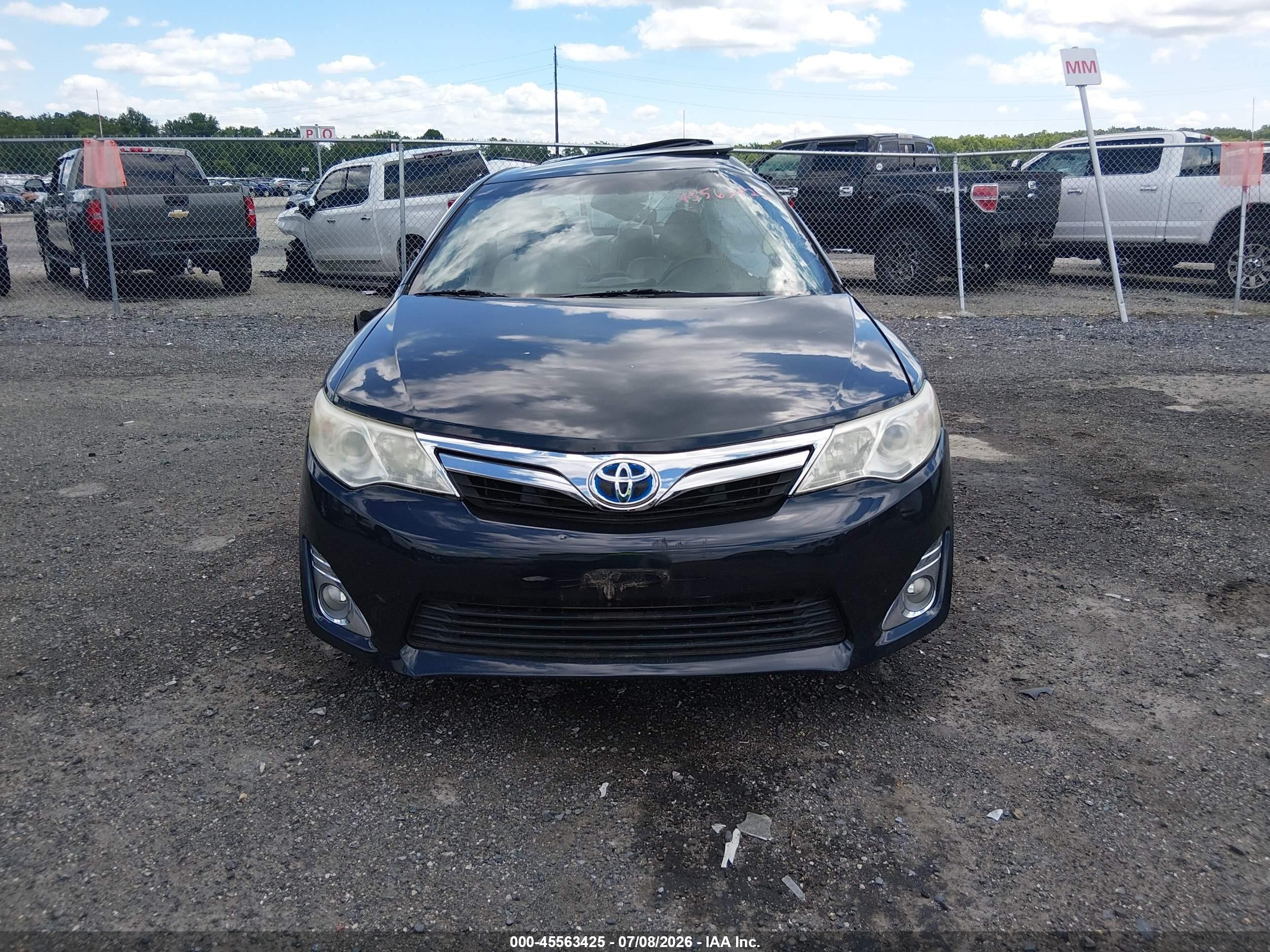 2013 Toyota Camry Hybrid Xle Blue vin: 4T1BD1FK1DU082052