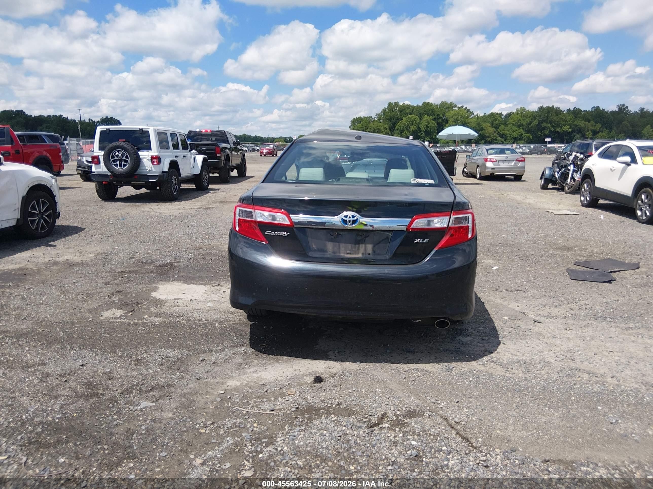 2013 Toyota Camry Hybrid Xle Blue vin: 4T1BD1FK1DU082052