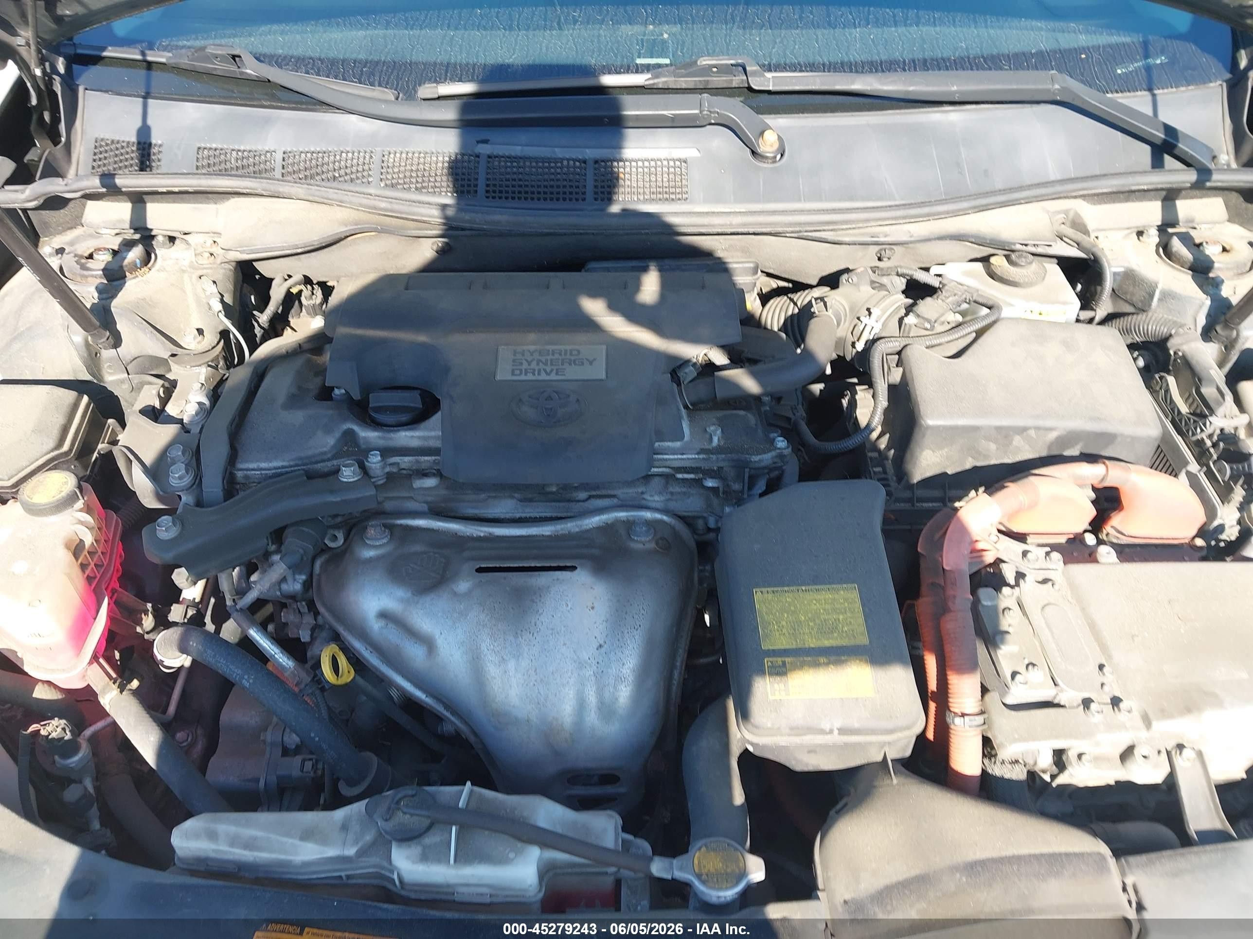 2013 Toyota Camry Hybrid Le Черный vin: 4T1BD1FK1DU083413