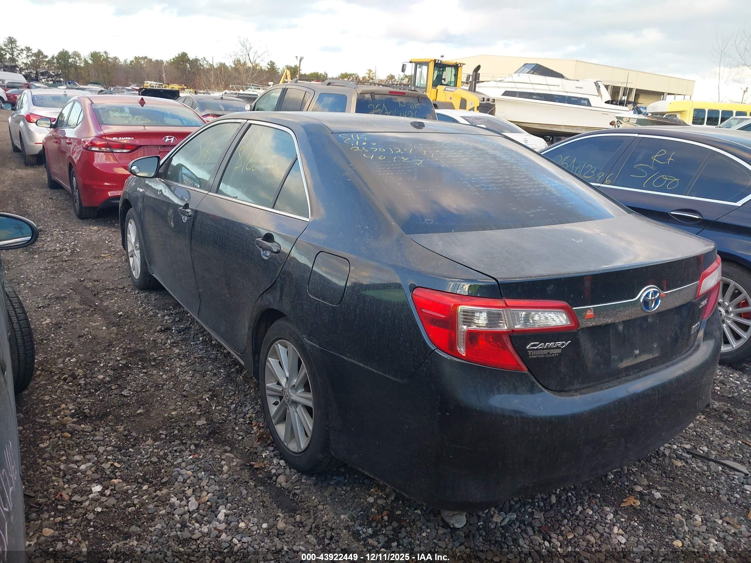 2013 Toyota Camry Hybrid Xle Черный vin: 4T1BD1FK1DU085629