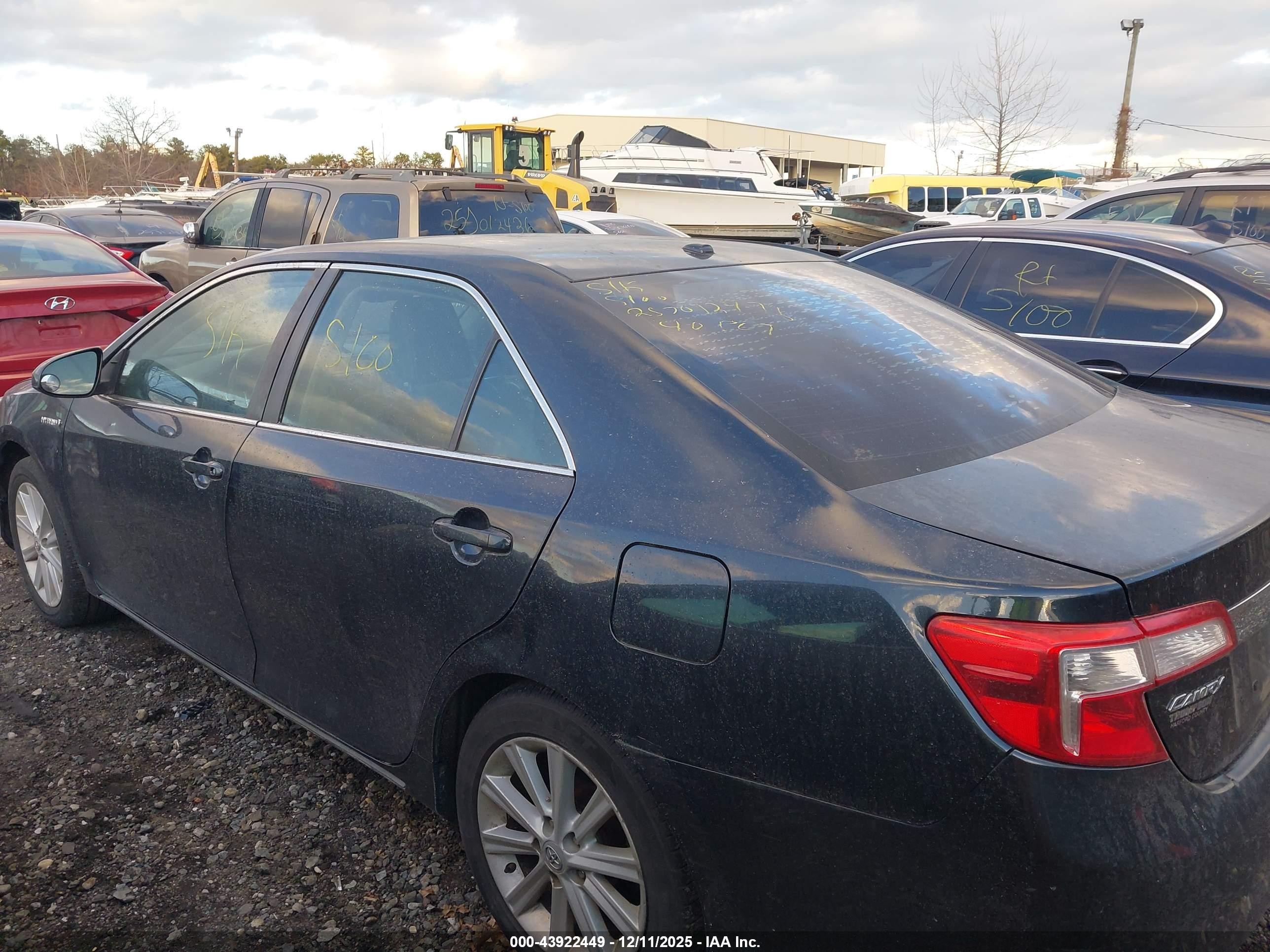 2013 Toyota Camry Hybrid Xle Черный vin: 4T1BD1FK1DU085629