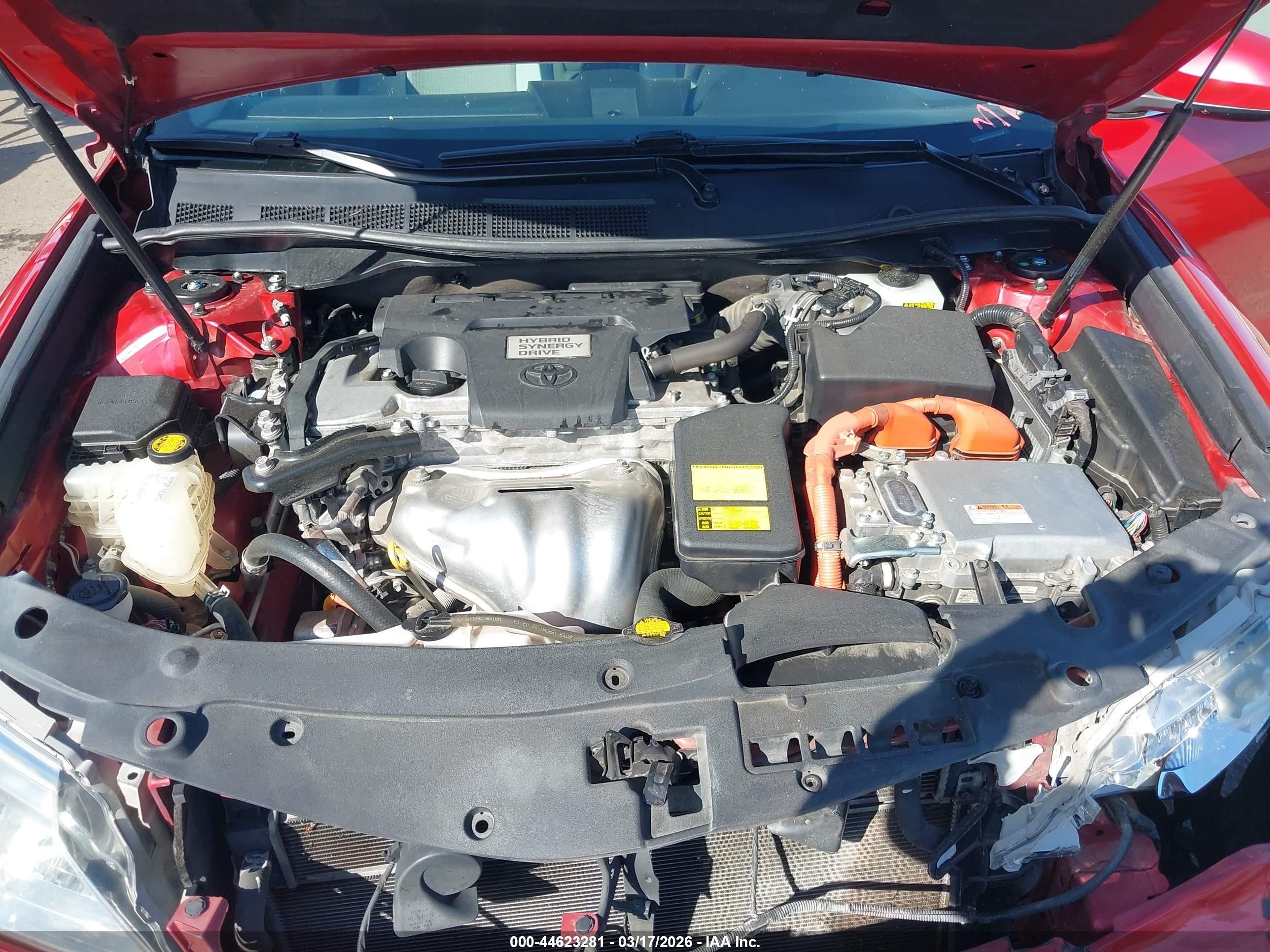 2013 Toyota Camry Hybrid Le Red vin: 4T1BD1FK1DU087168