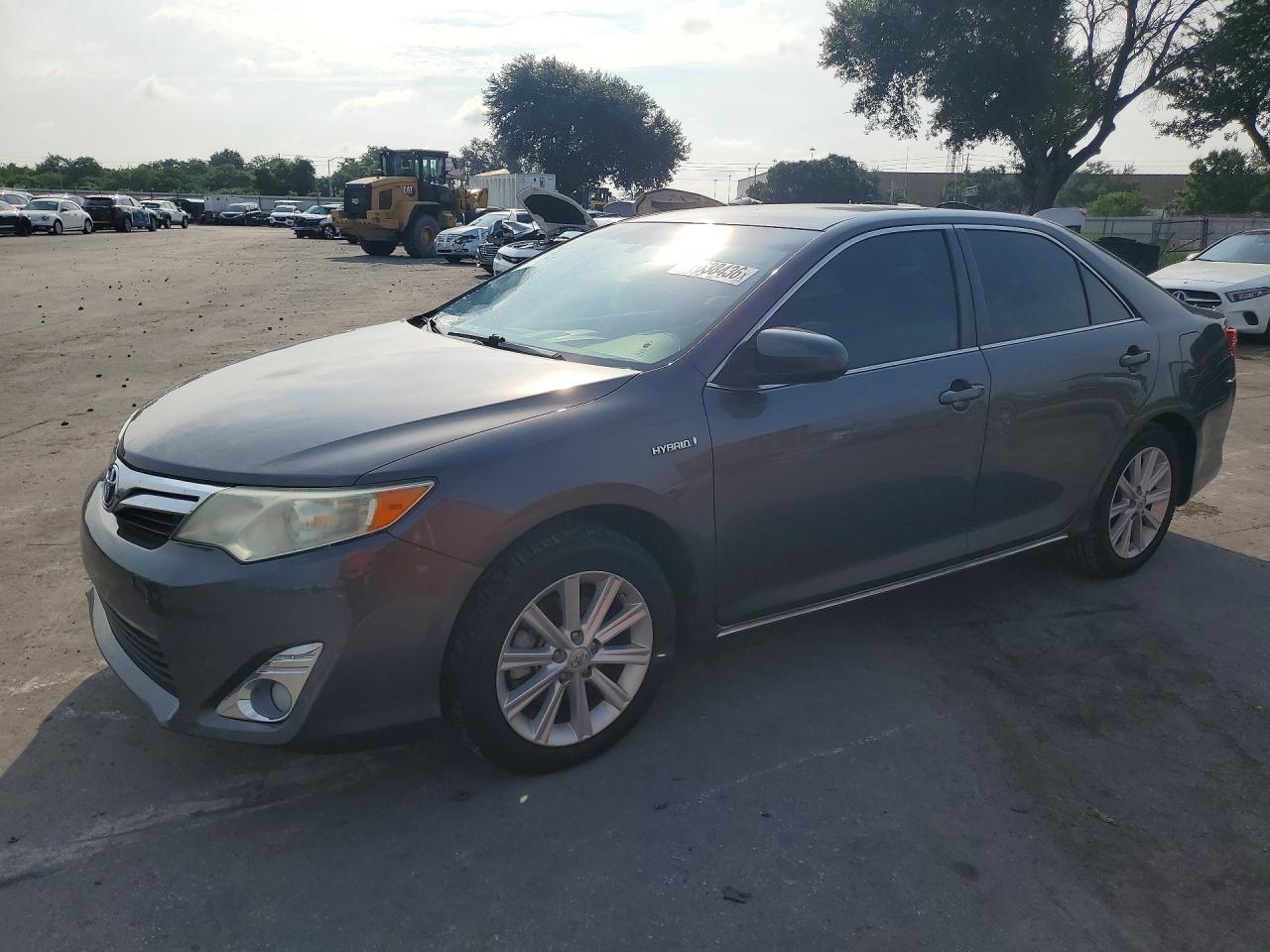 2013 Toyota Camry Hybrid Xle Gray vin: 4T1BD1FK1DU087655