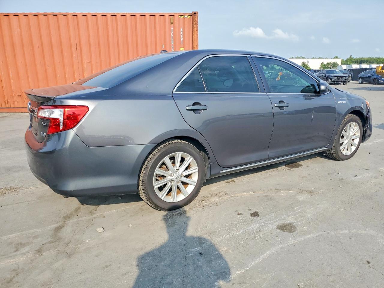 2013 Toyota Camry Hybrid Xle Gray vin: 4T1BD1FK1DU087655