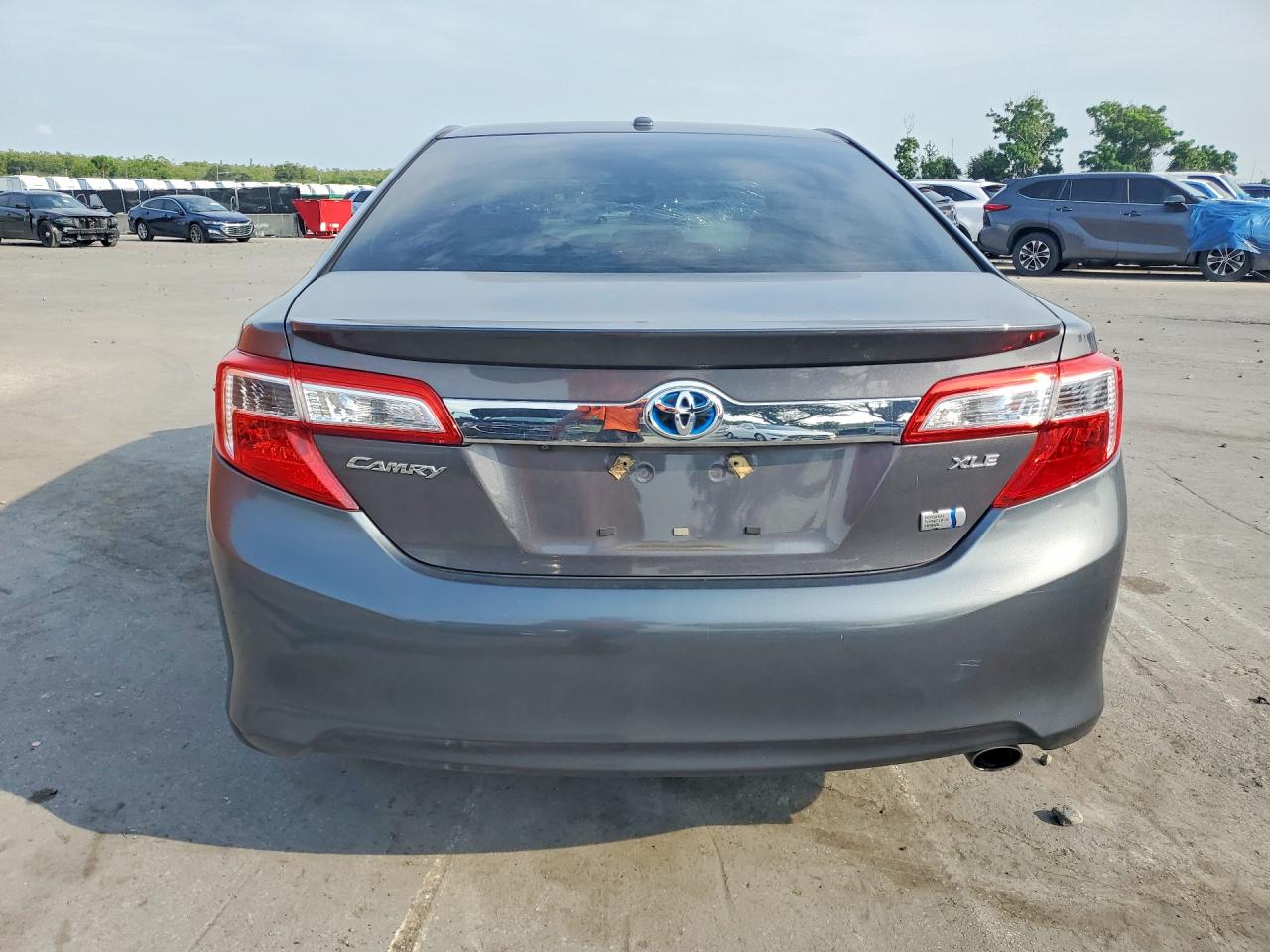 2013 Toyota Camry Hybrid Xle Gray vin: 4T1BD1FK1DU087655