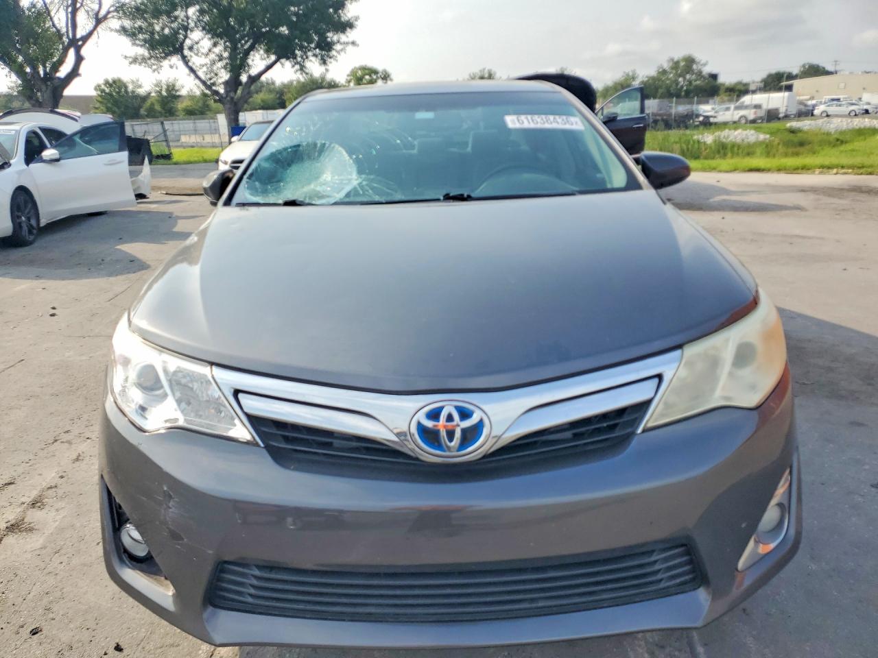2013 Toyota Camry Hybrid Xle Gray vin: 4T1BD1FK1DU087655