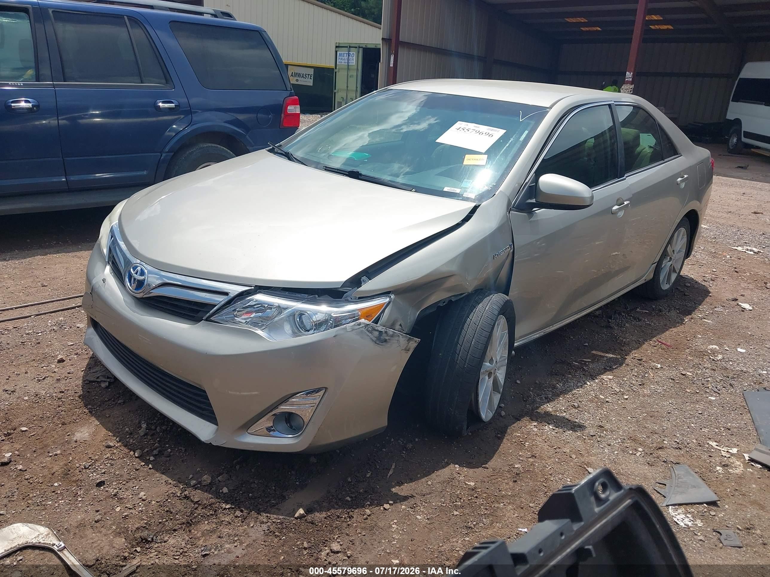 2013 Toyota Camry Hybrid Xle Silver vin: 4T1BD1FK1DU090572