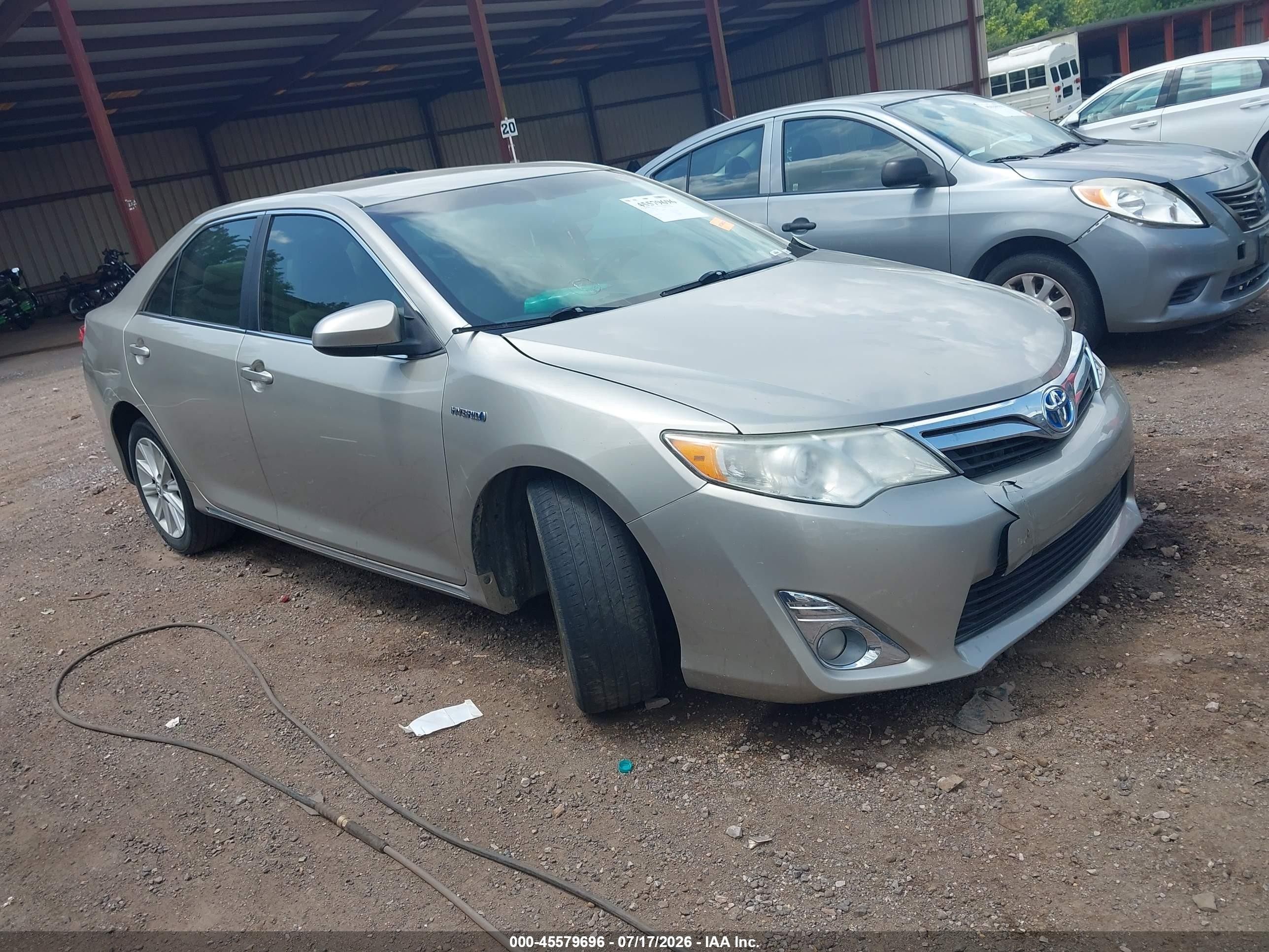 2013 Toyota Camry Hybrid Xle Серебряный vin: 4T1BD1FK1DU090572