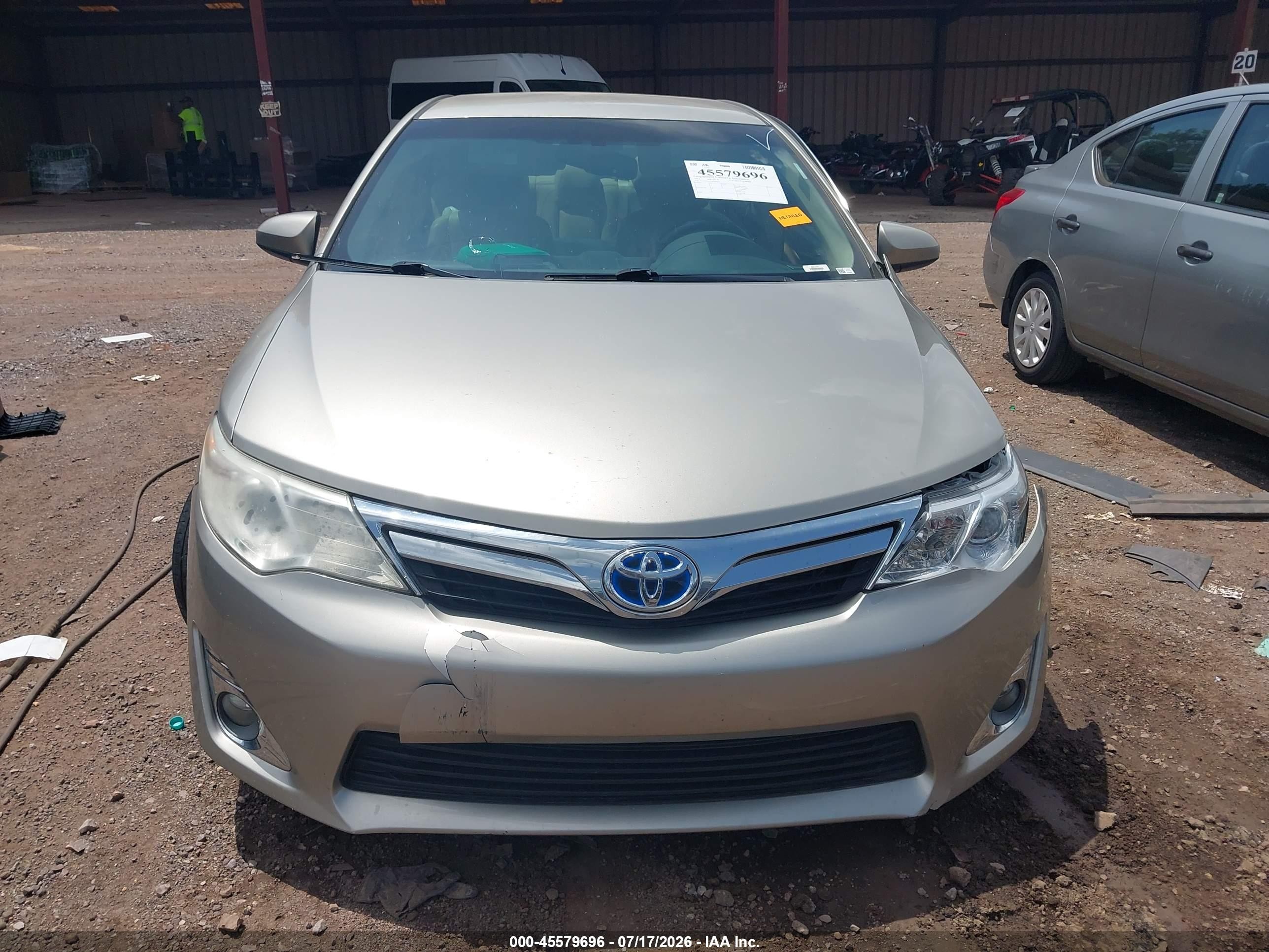 2013 Toyota Camry Hybrid Xle Silver vin: 4T1BD1FK1DU090572