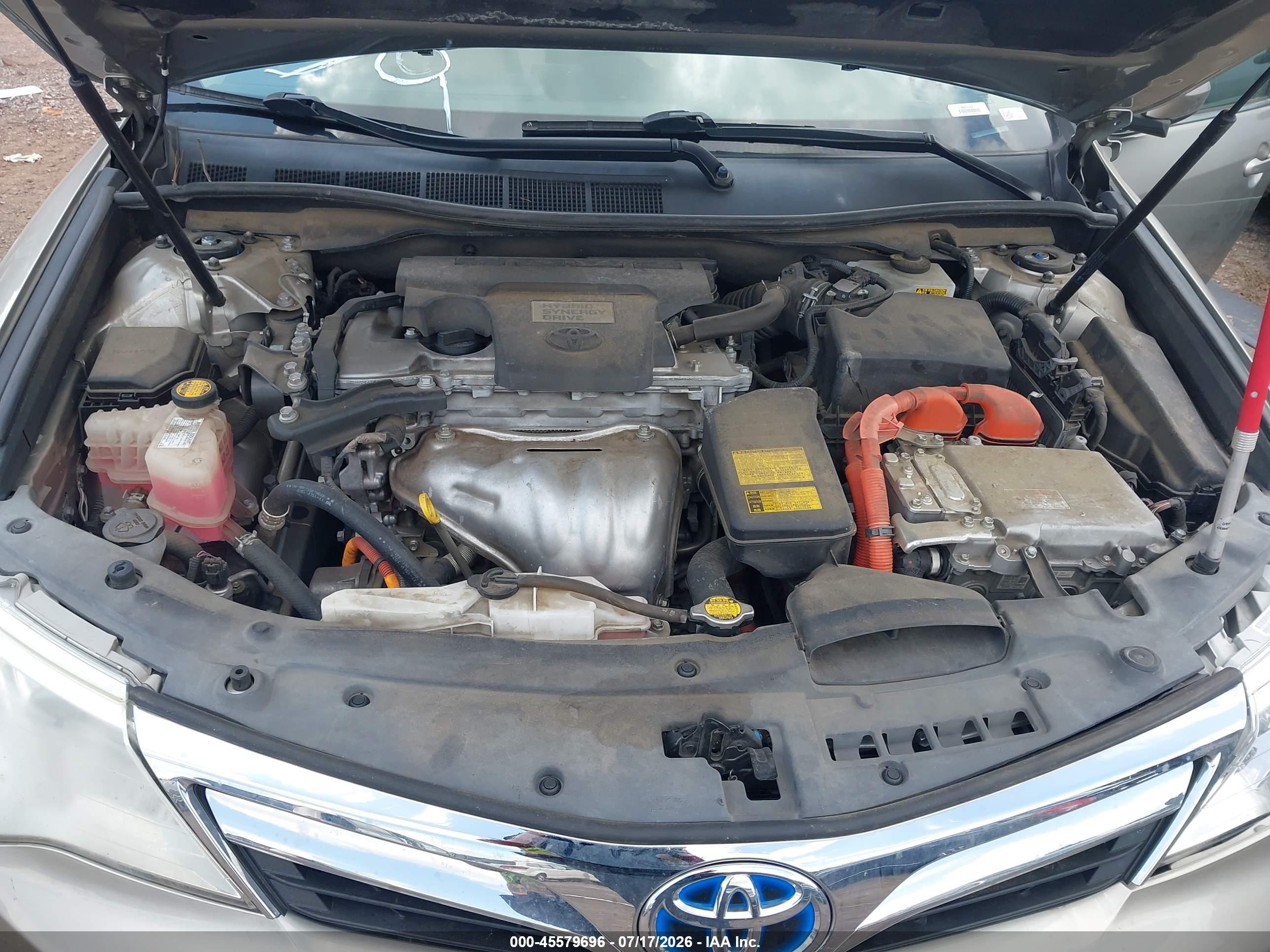 2013 Toyota Camry Hybrid Xle Silver vin: 4T1BD1FK1DU090572