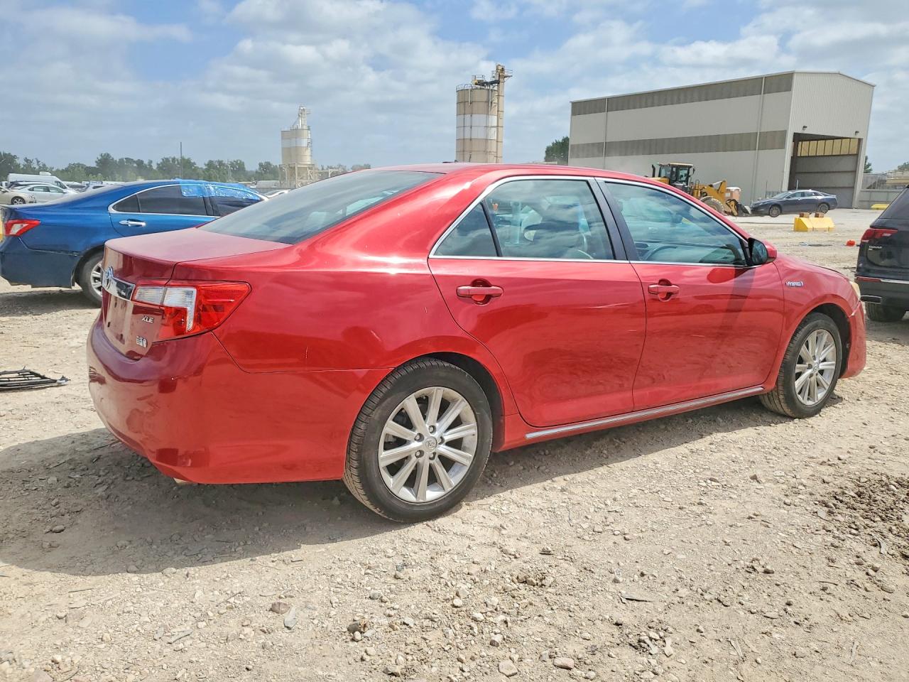 2013 Toyota Camry Hybrid Xle Red vin: 4T1BD1FK1DU091849