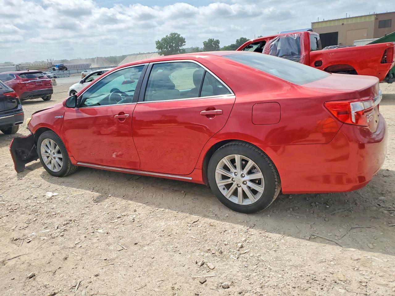 2013 Toyota Camry Hybrid Xle Red vin: 4T1BD1FK1DU091849
