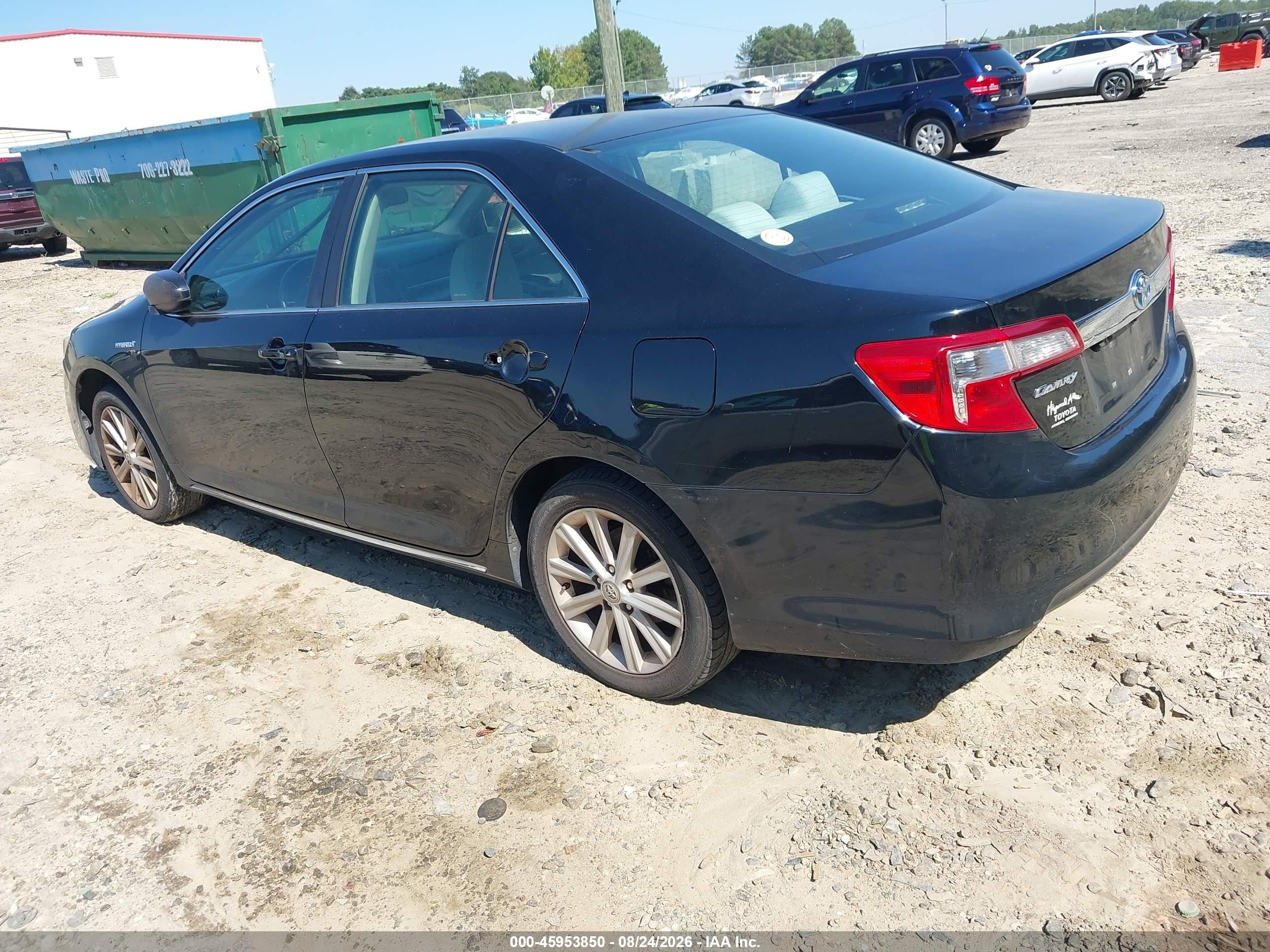 2014 Toyota Camry Hybrid Xle Черный vin: 4T1BD1FK1EU097491