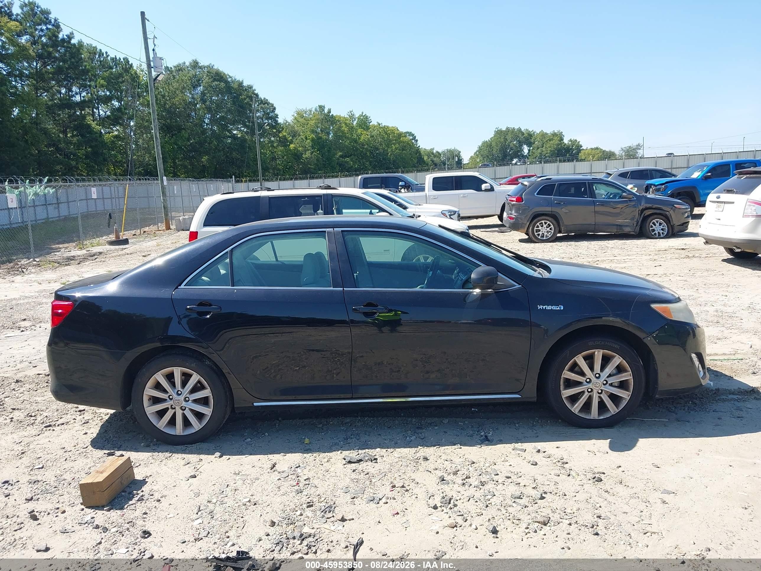 2014 Toyota Camry Hybrid Xle Черный vin: 4T1BD1FK1EU097491