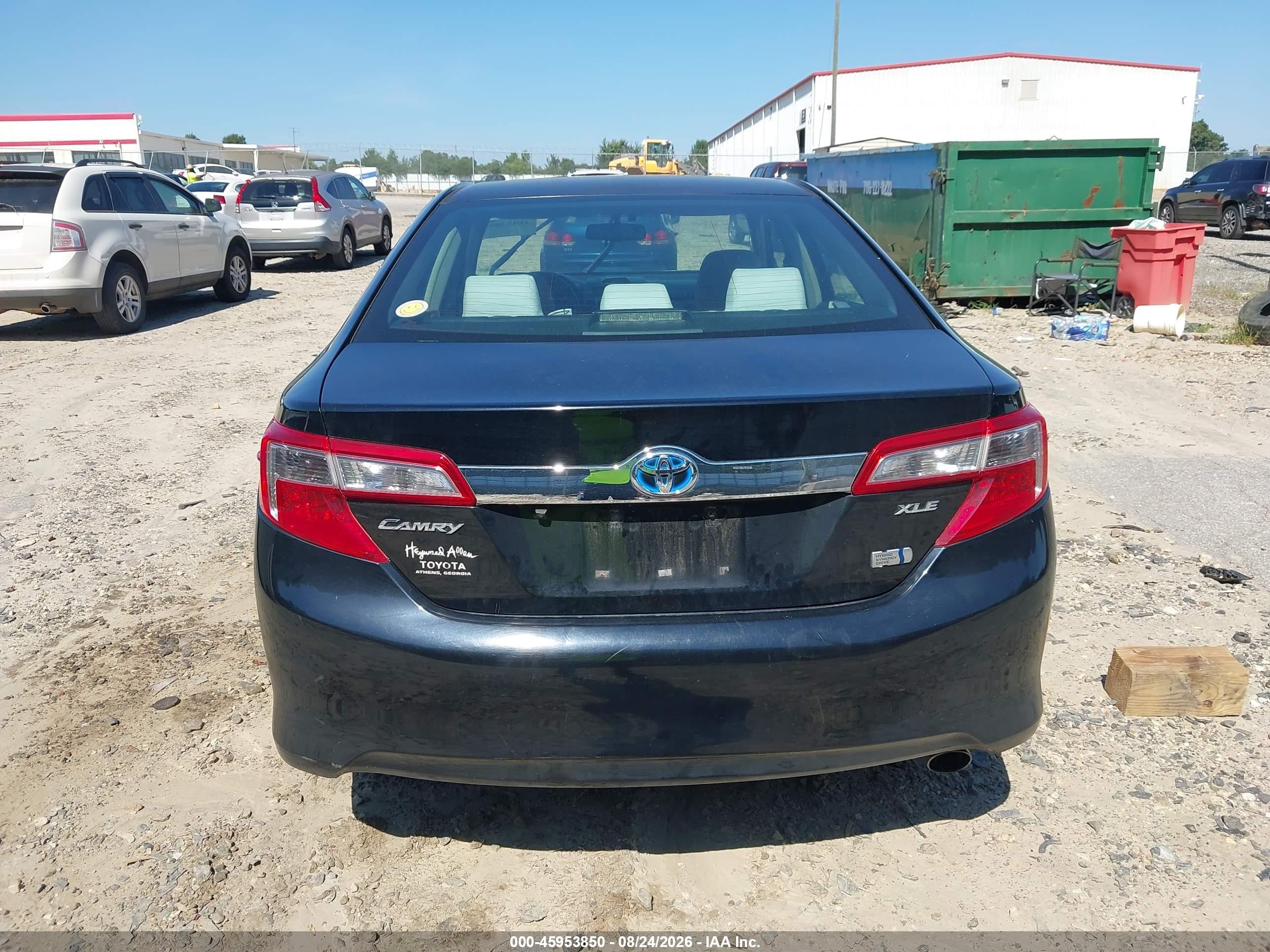 2014 Toyota Camry Hybrid Xle Черный vin: 4T1BD1FK1EU097491