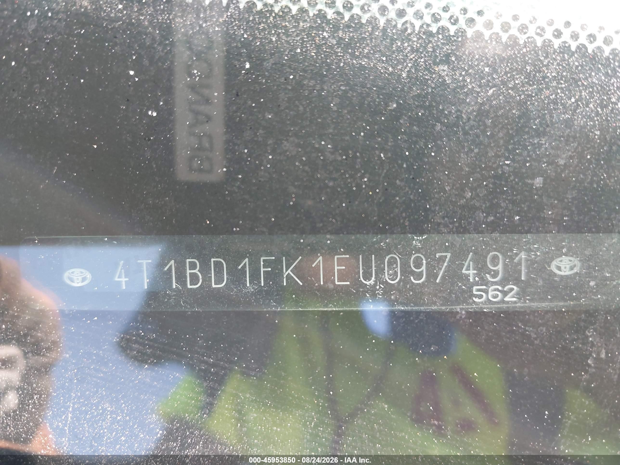 2014 Toyota Camry Hybrid Xle Черный vin: 4T1BD1FK1EU097491
