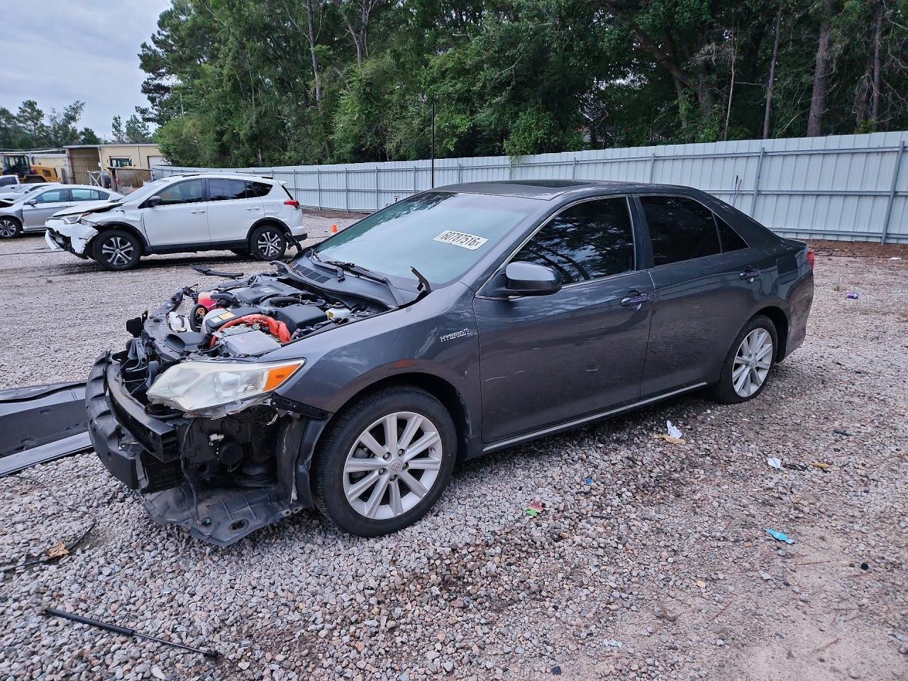 2014 Toyota Camry Hybrid Xle Gray vin: 4T1BD1FK1EU099743